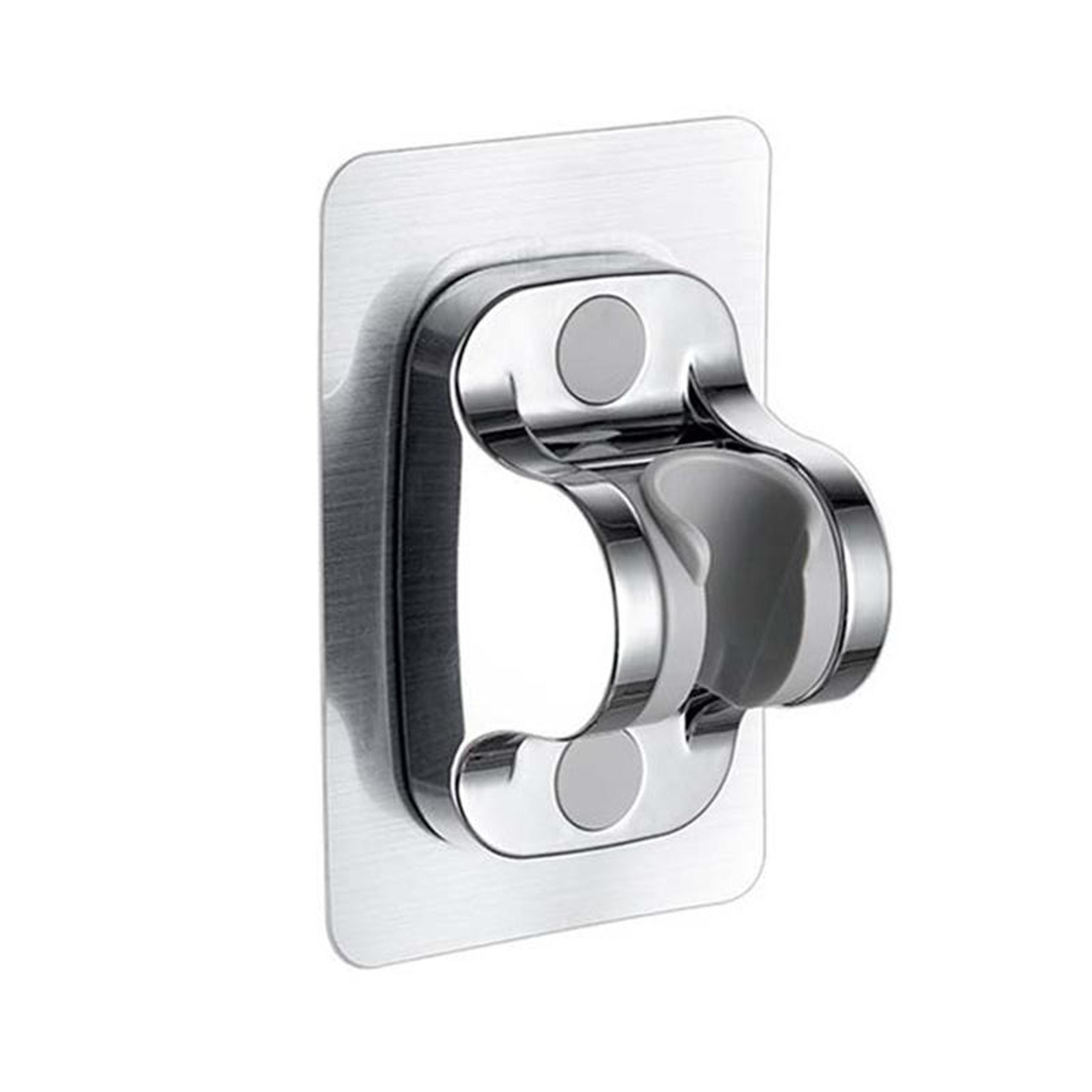 Adjustable Self Adhesive Shower Head Holder Wall Mount No Drill Handheld Shower Bracket 6