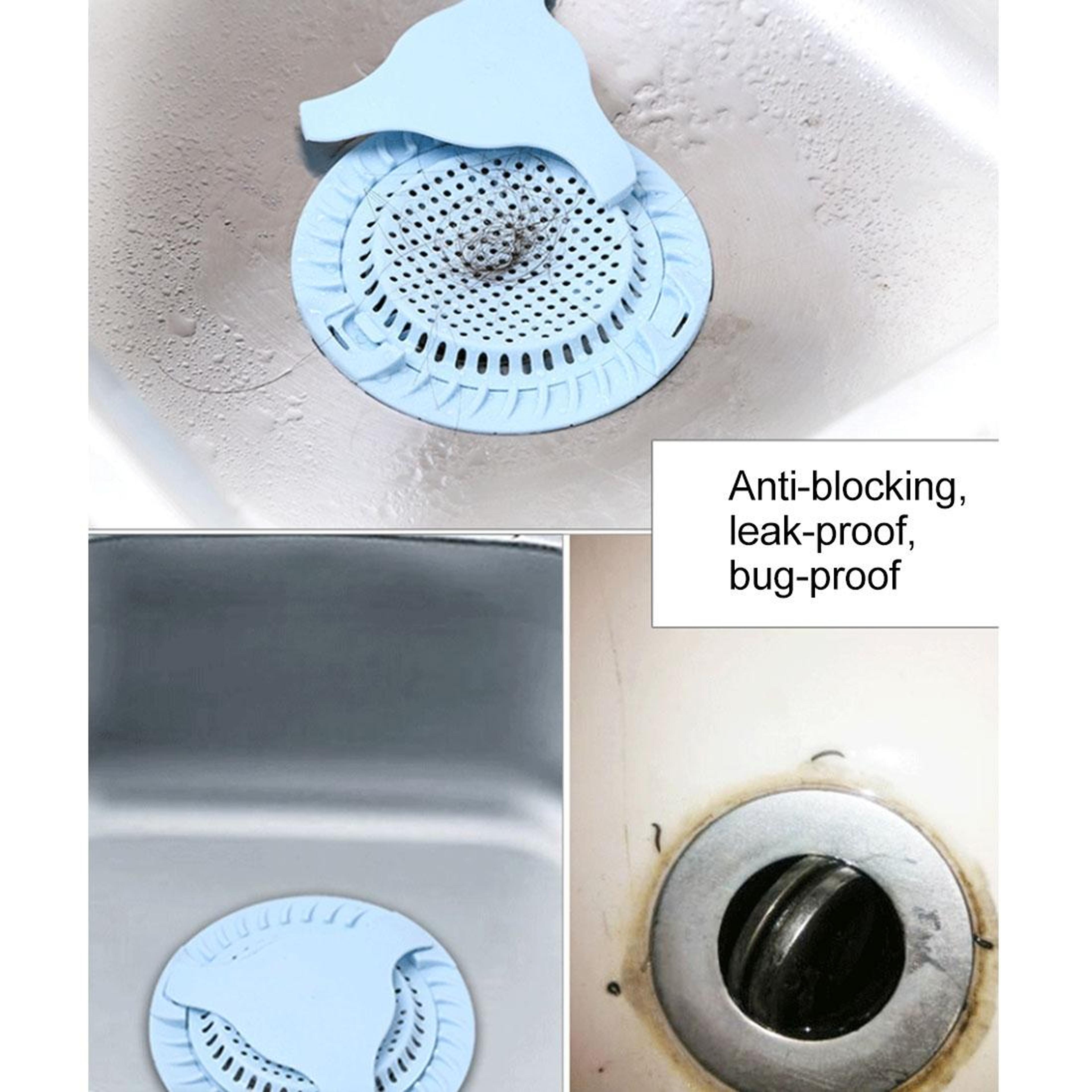 Shower Drain Hair Catcher Floor Drain Strainer Sink Drain Cover Anti Clog Filter 6