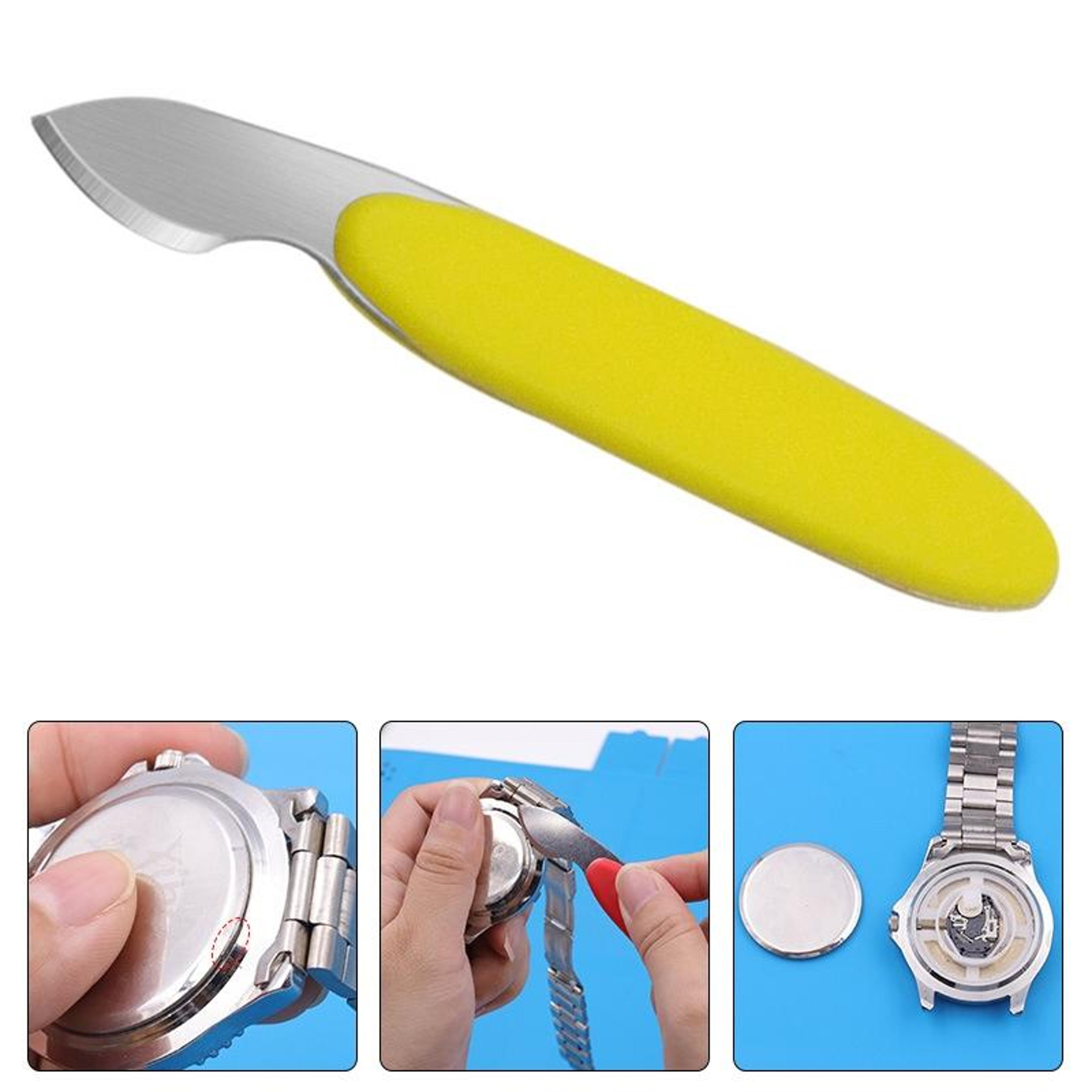 Precision Watch Case Opener Tool  Back Cover Repair Knife For Battery Replacement 3