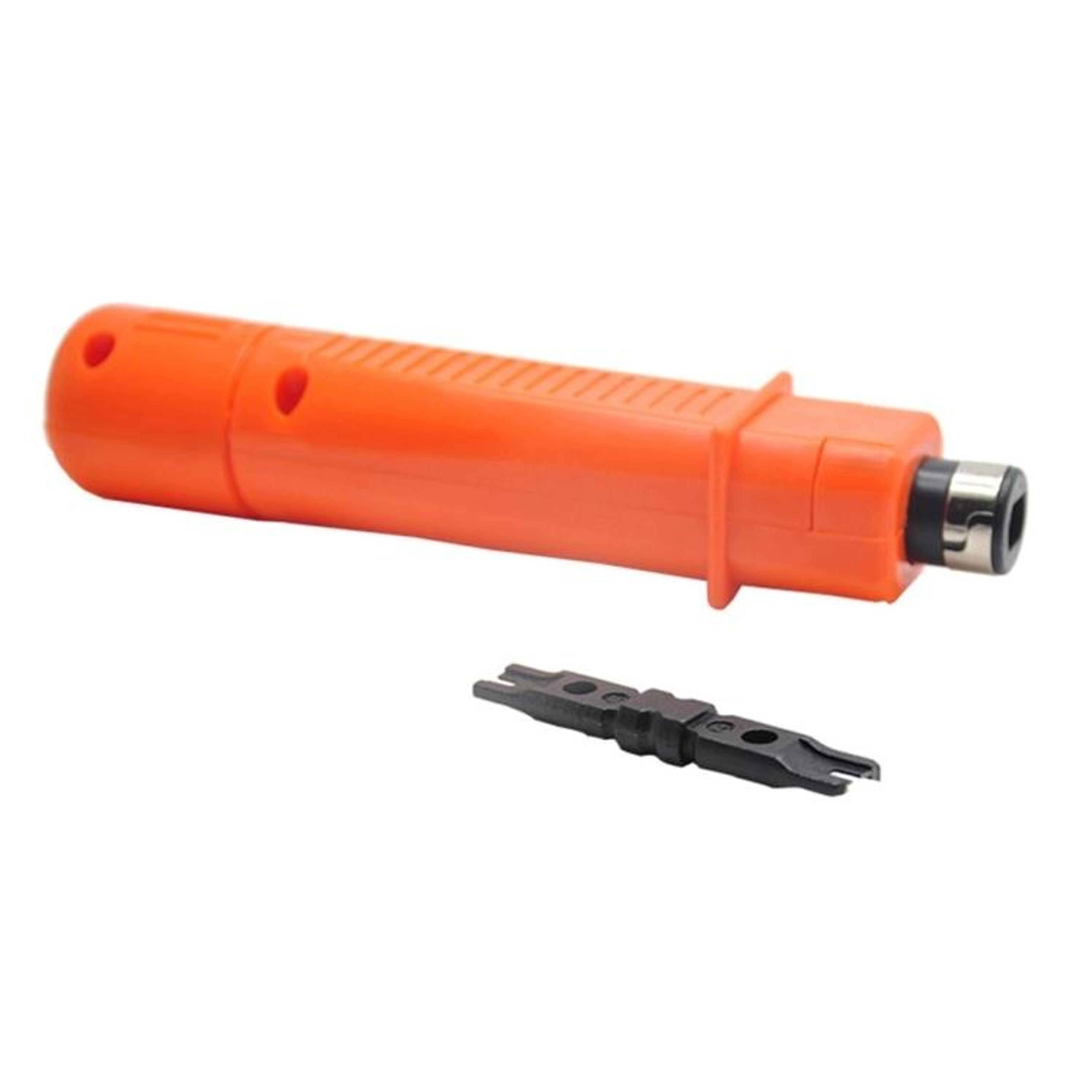Professional Impact Punch Down Tool With Adjustable Pressure  Wire Cutting Blade 2