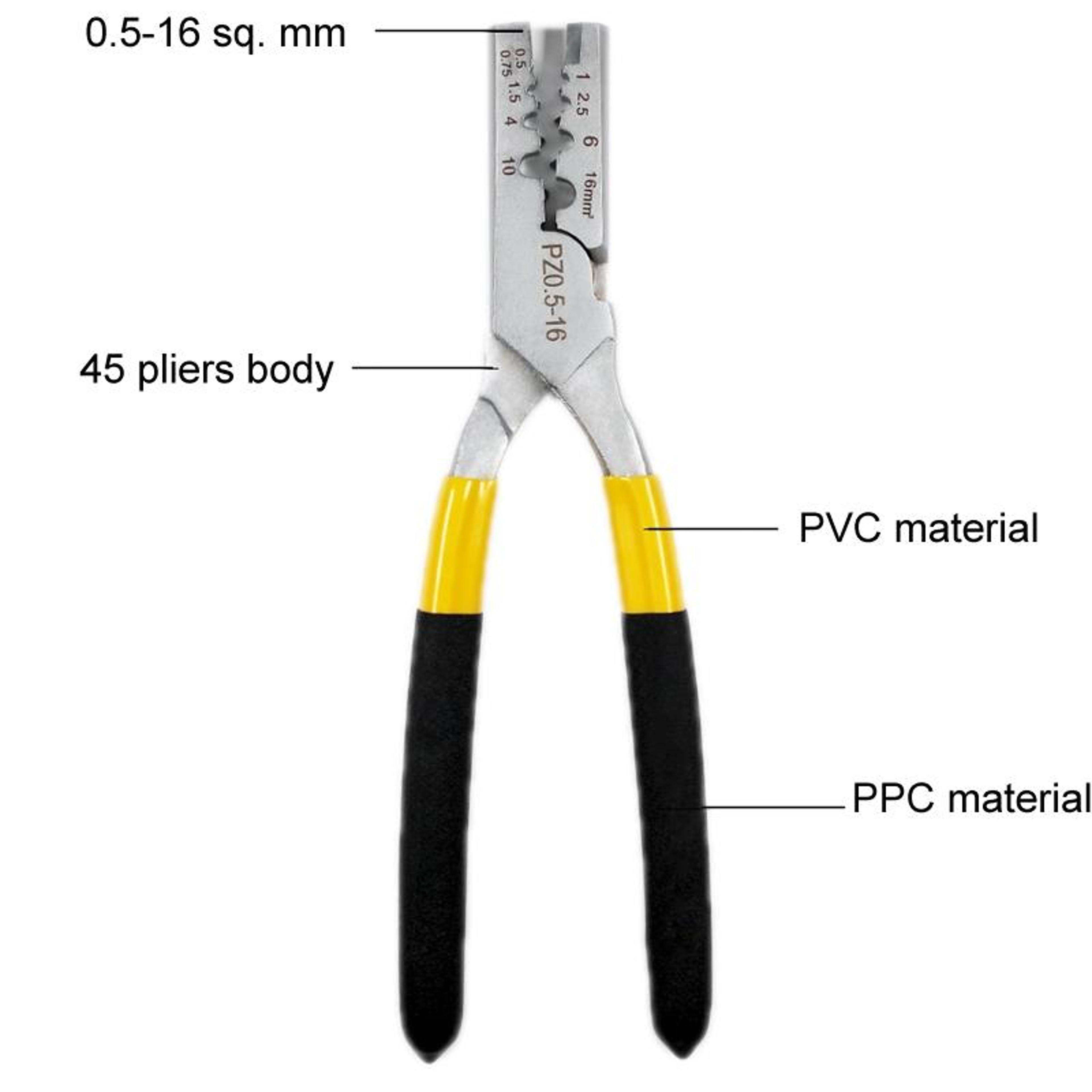 ProGrip Ratcheting Crimping Pliers For Wire Ferrules And Electrical Terminals 1