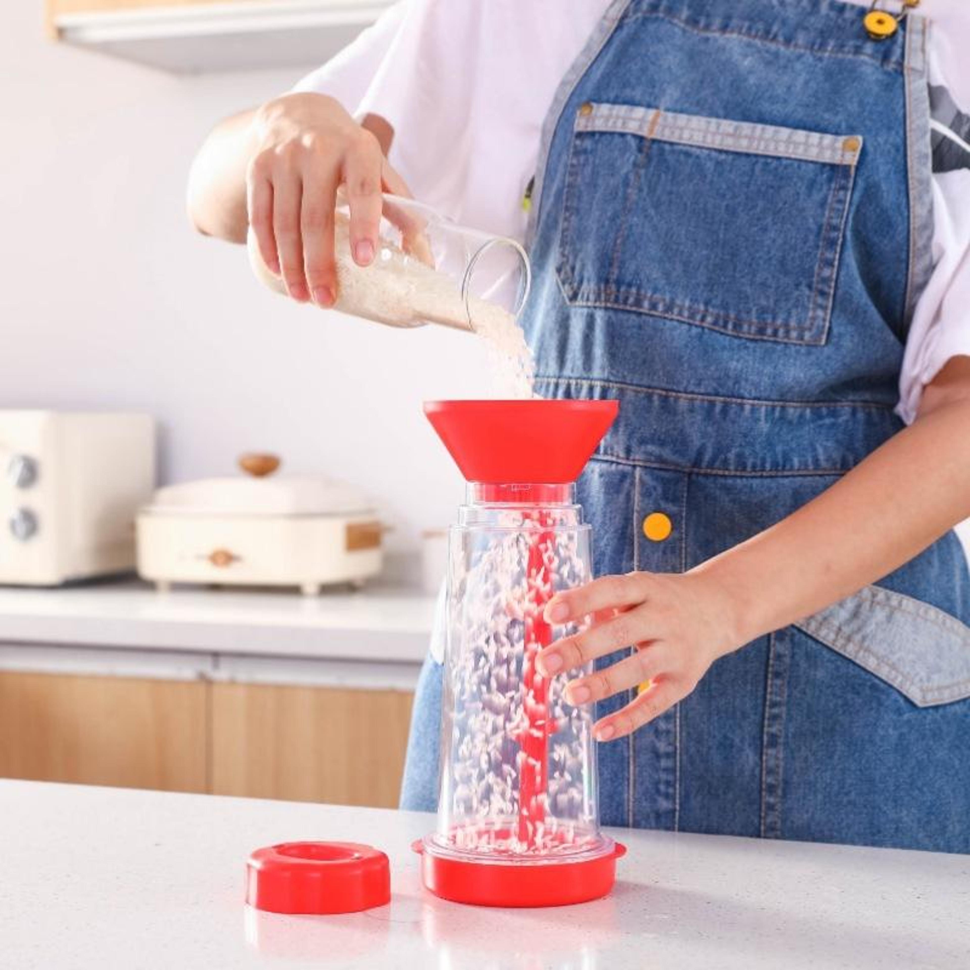 Handheld Rotary Flour Sifter Mixing Cup Baking Gadget 3