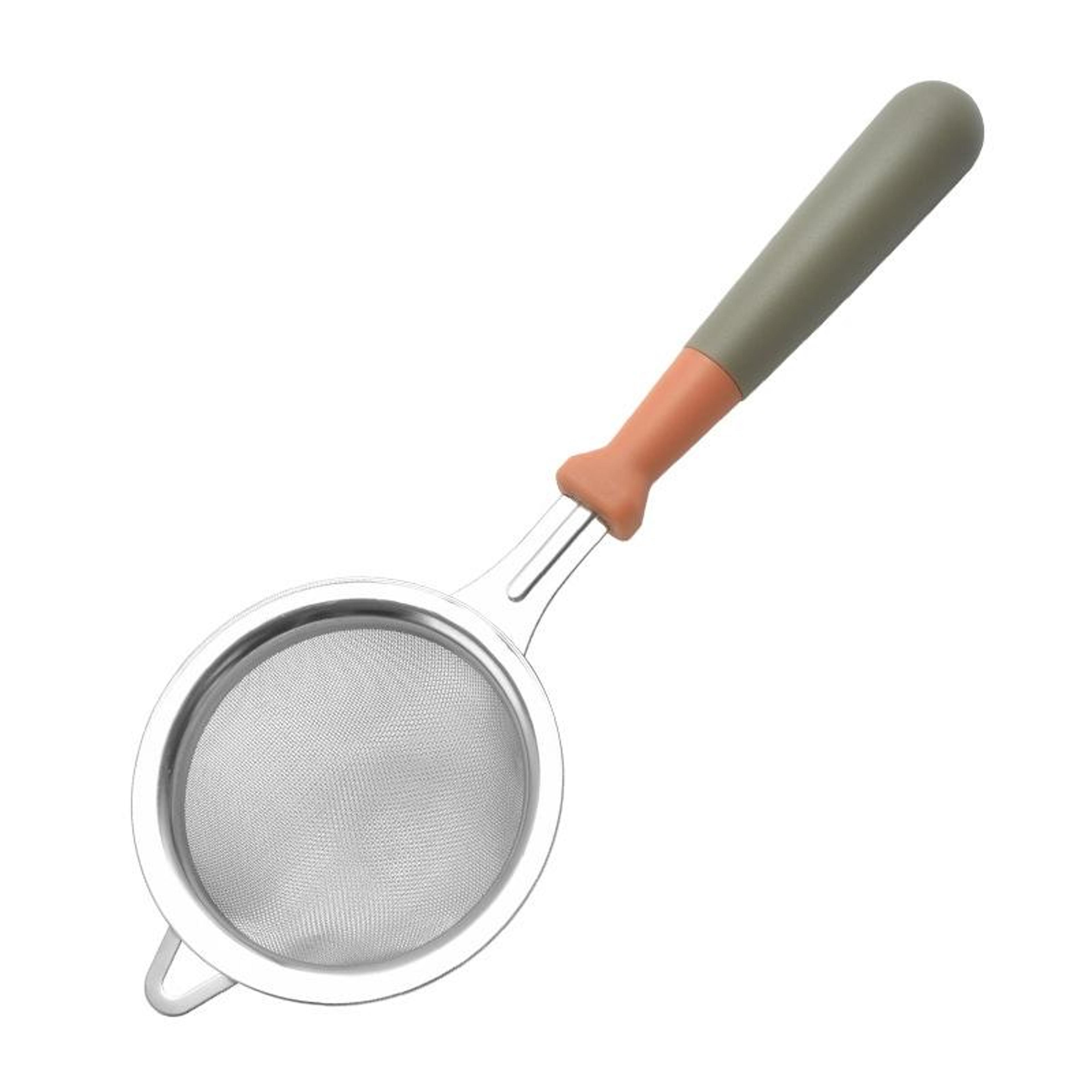 stainless steel flour sifter spoon baking sieve strainer for kitchen baking