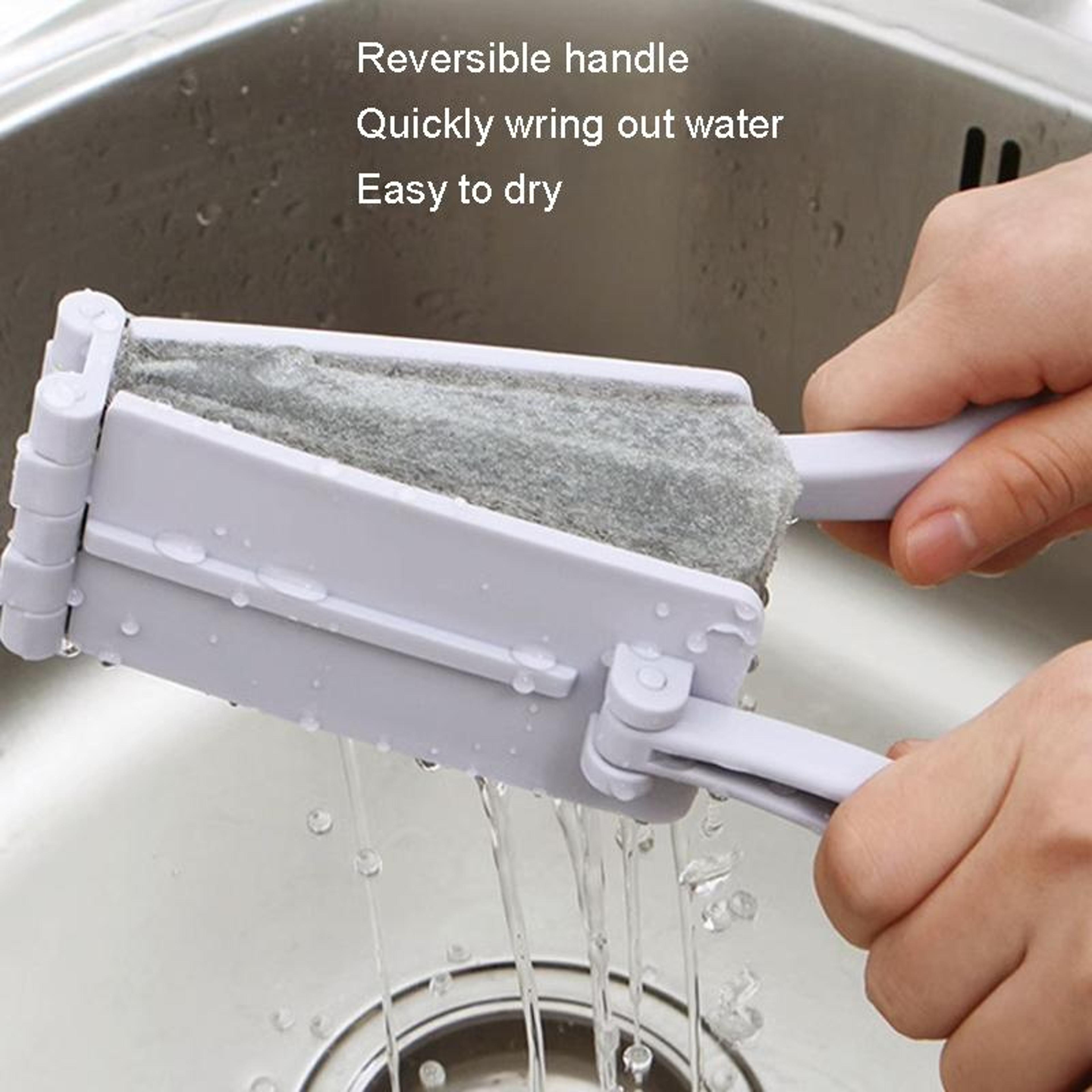 Multi Functional Folding Stove Cleaning Brush Kitchen Grease  Crevice Decontamination Tool 2