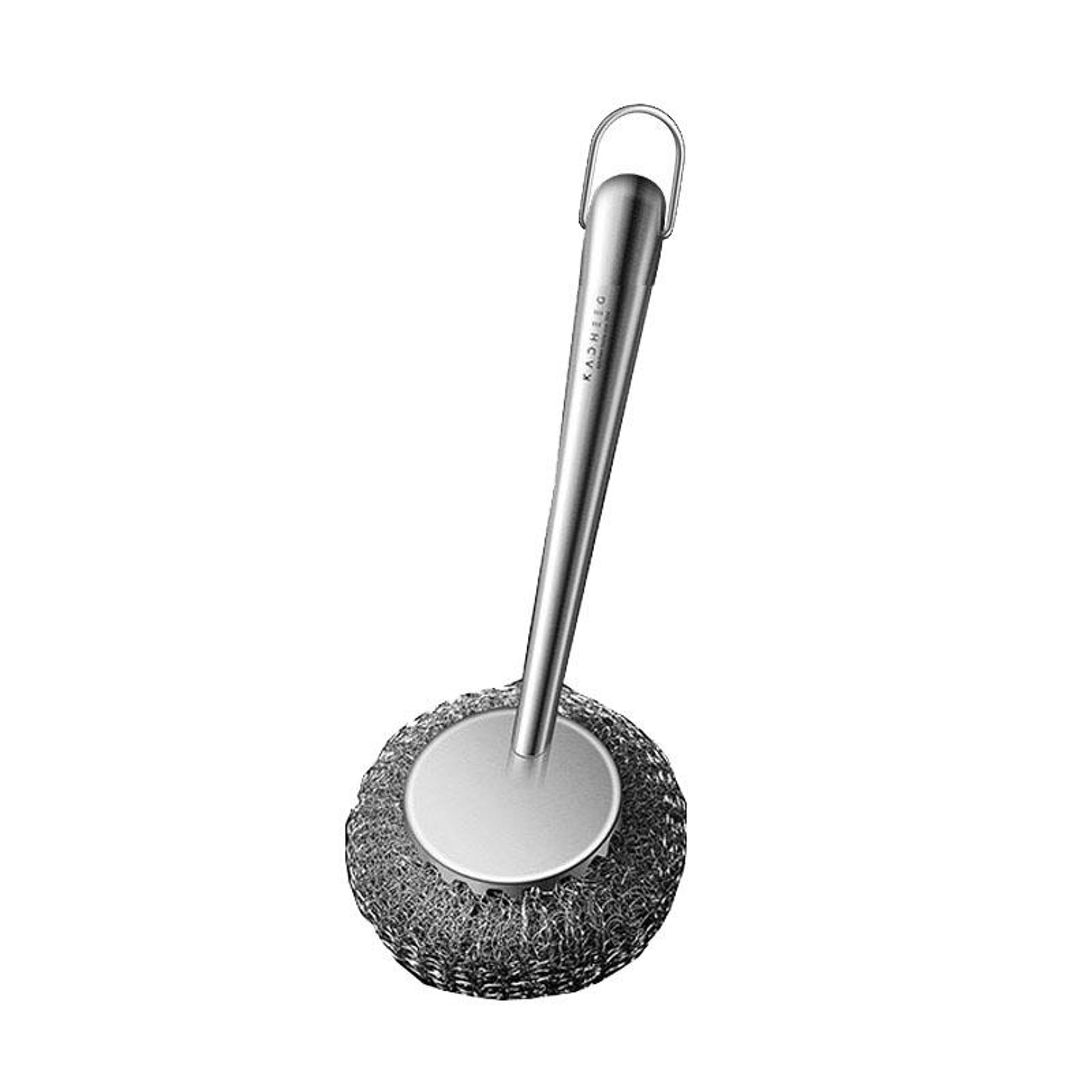 Stainless Steel Pot Brush Kitchen Cleaning  Dishwashing Scrubber With Handle 8