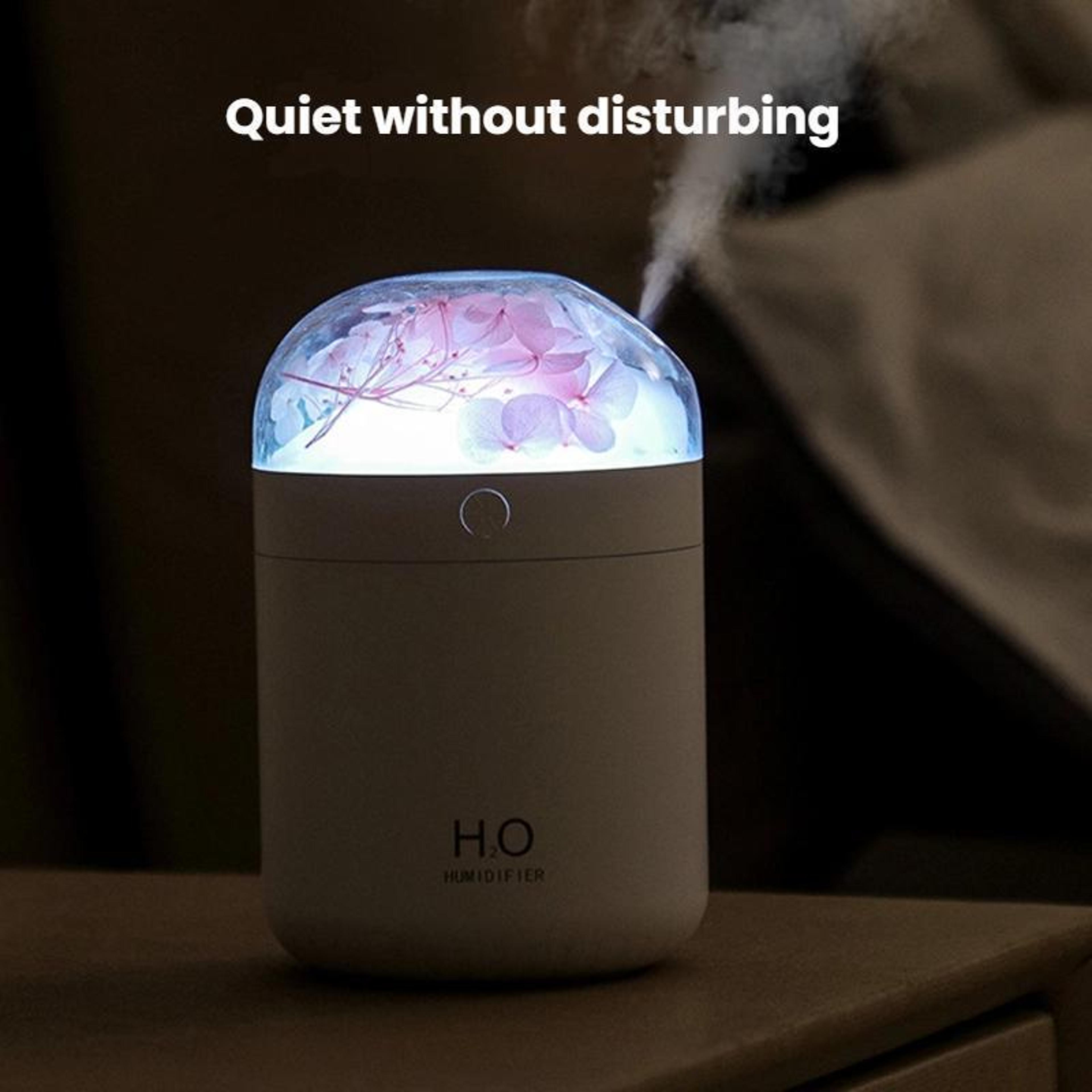 Flower USB Mini Humidifier Aroma Diffuser For Desktop Bedroom Portable Air Hydration 8