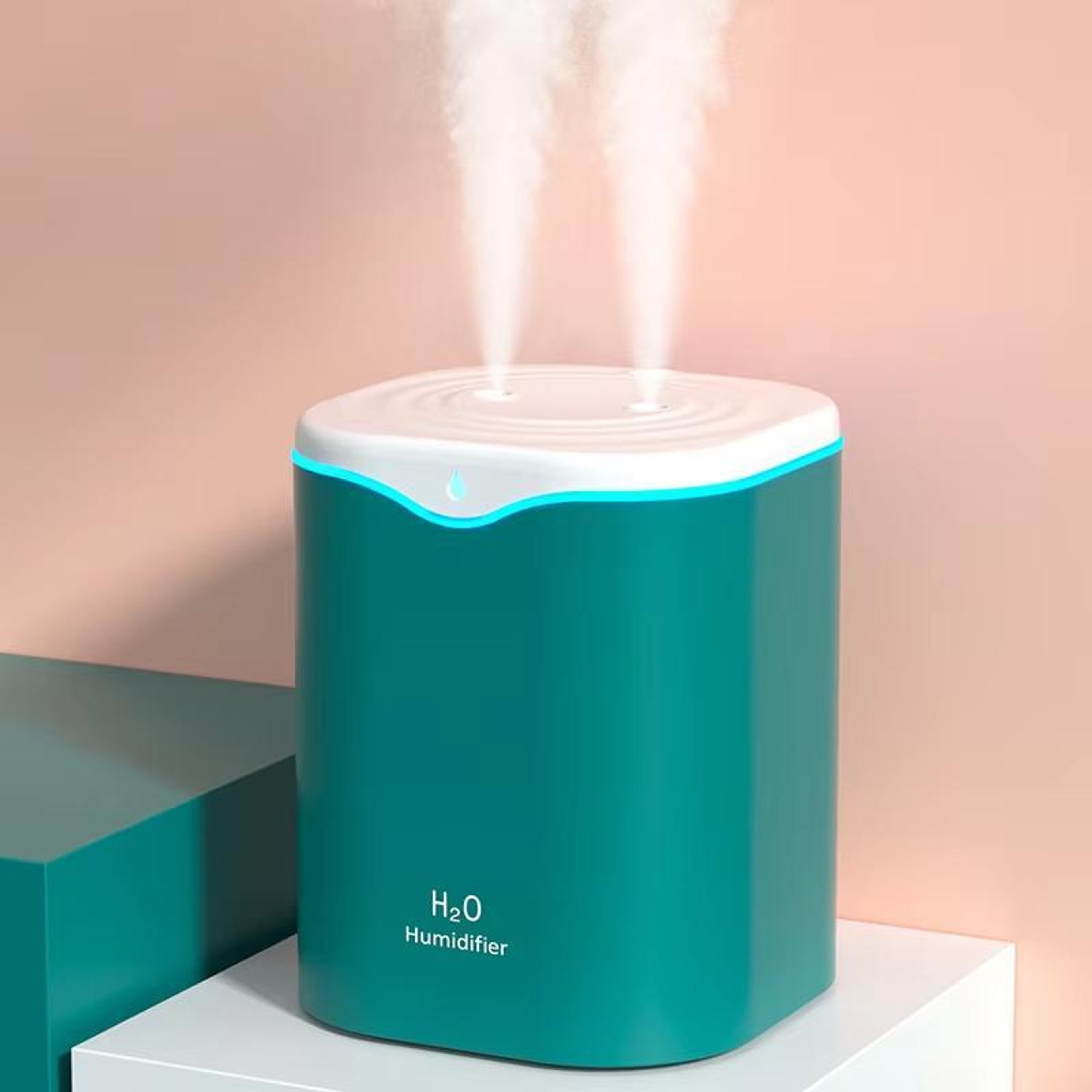 Dual Spray Ultrasonic Humidifier With Night Light Aroma Diffuser For Bedroom  Desktop 8