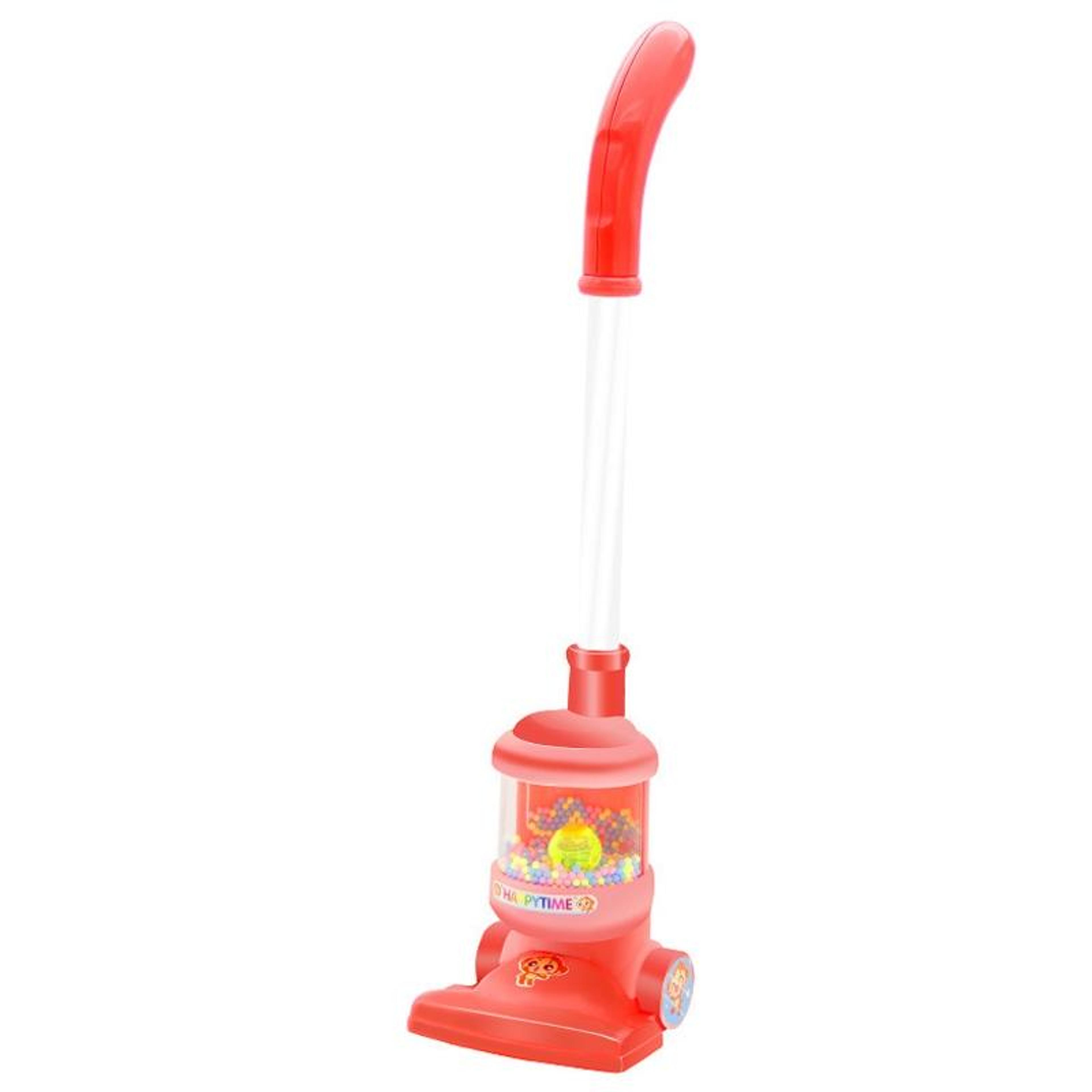 kids vacuum cleaner toy pretend play cleaning set orange