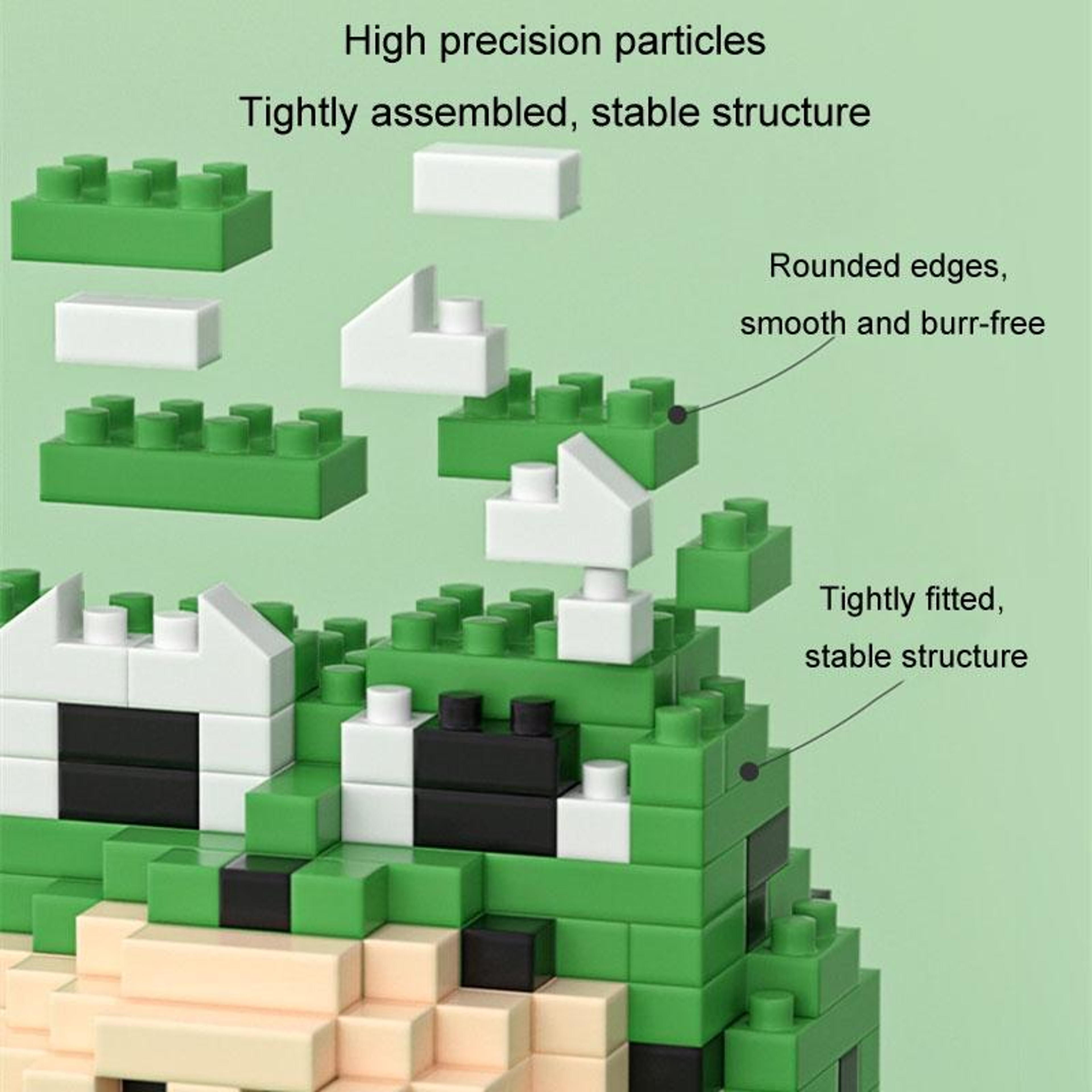 Frog Building Blocks Set For Kids STEM Educational Construction Toy 3