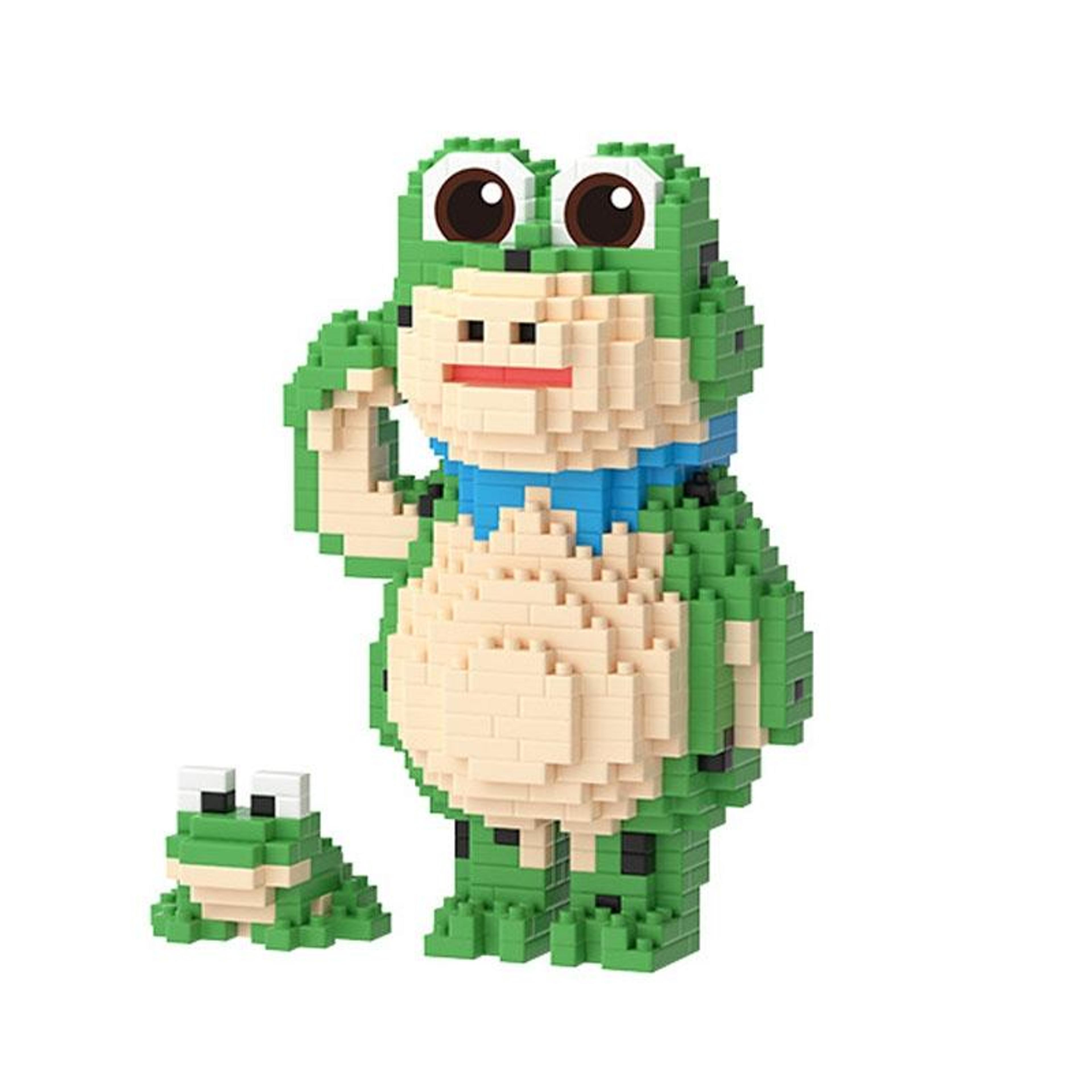 Frog Building Blocks Set For Kids STEM Educational Construction Toy 5