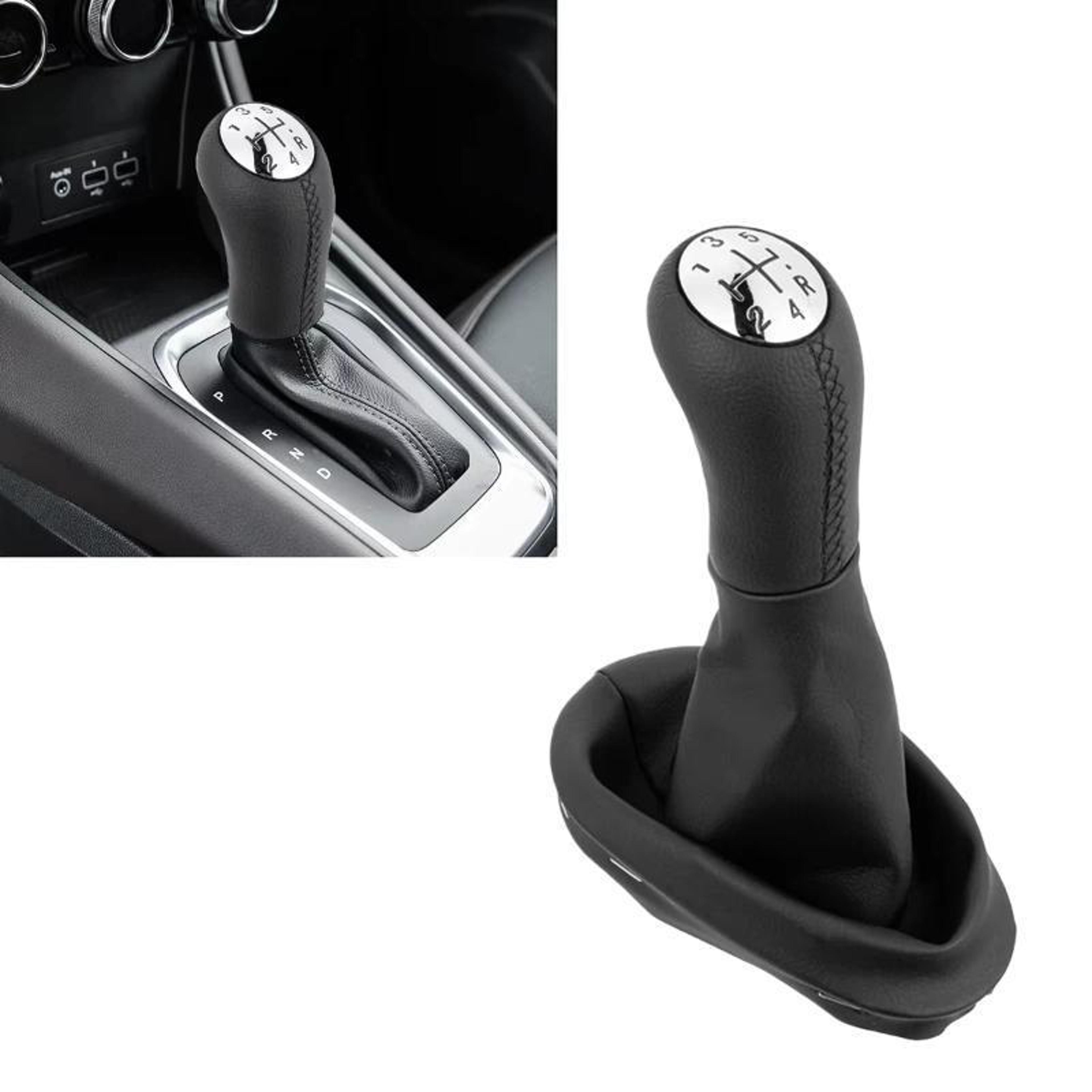 Renault Leather Gear Shift Knob Replacement Shifter Lever For Clio Megane  Scenic 3
