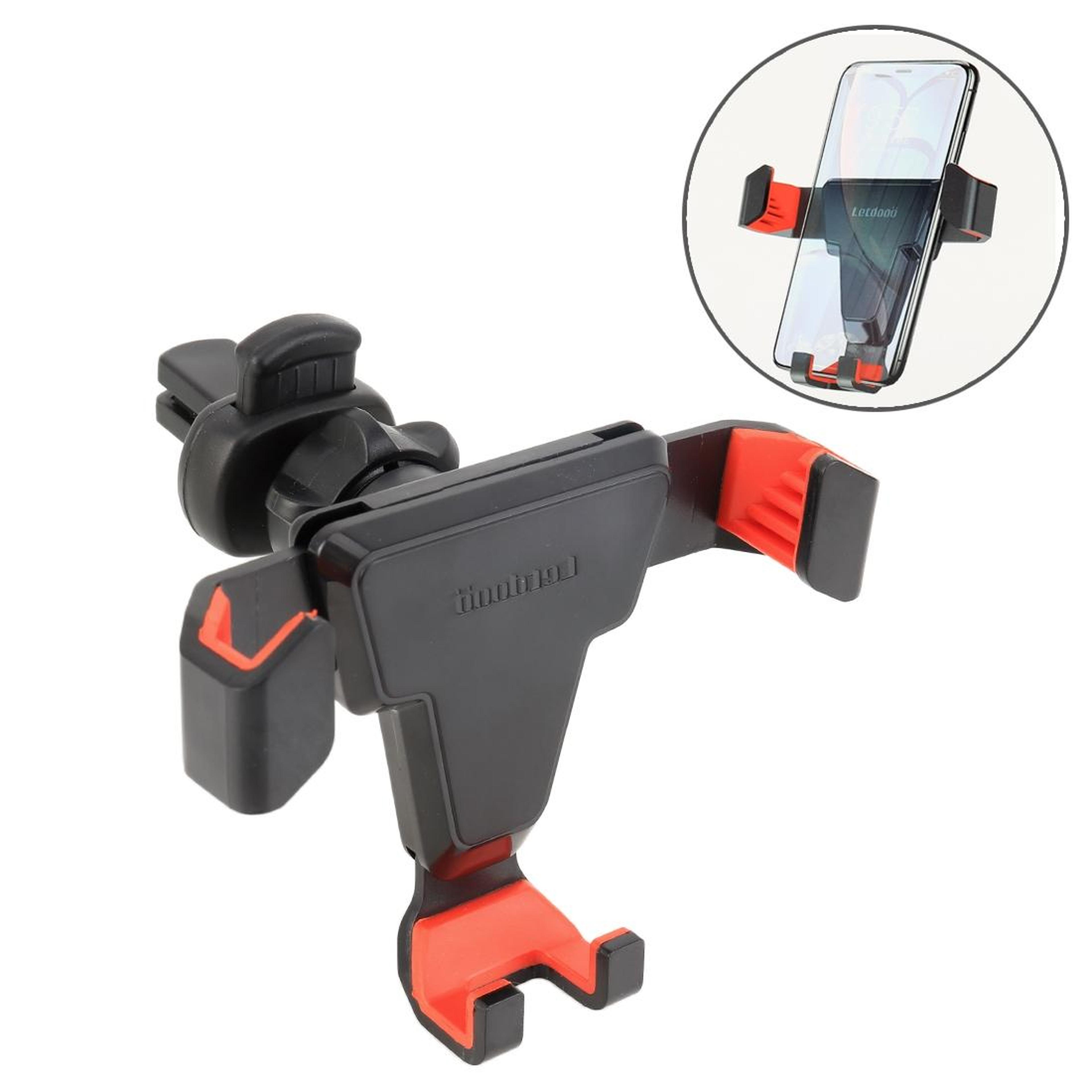 Rearview Mirror Phone Holder For Car Rotating HandsFree Navigation Mount 2
