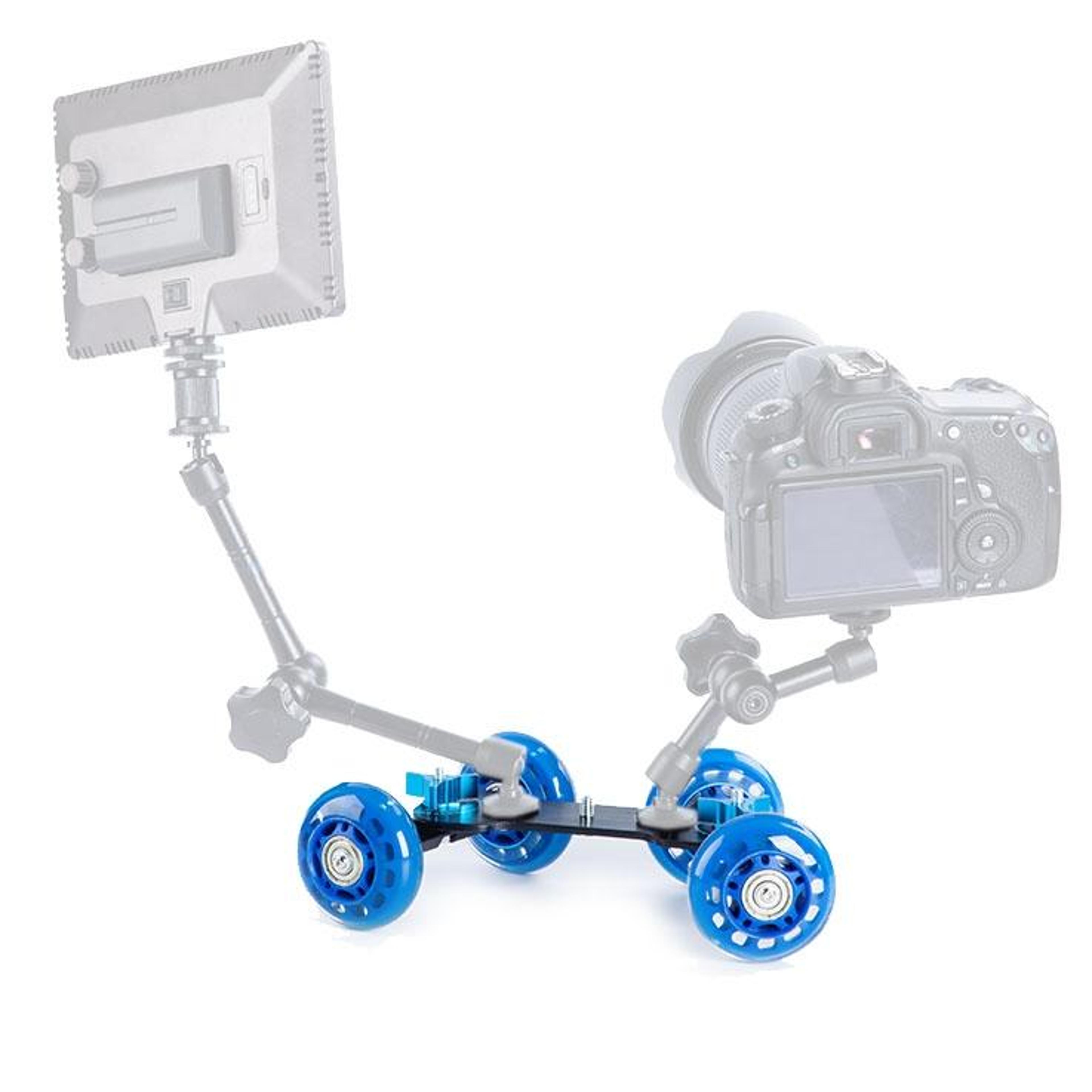 DEBO Portable Camera Dolly Slider For DSLR  Camcorder Smooth Tracking Shots 4