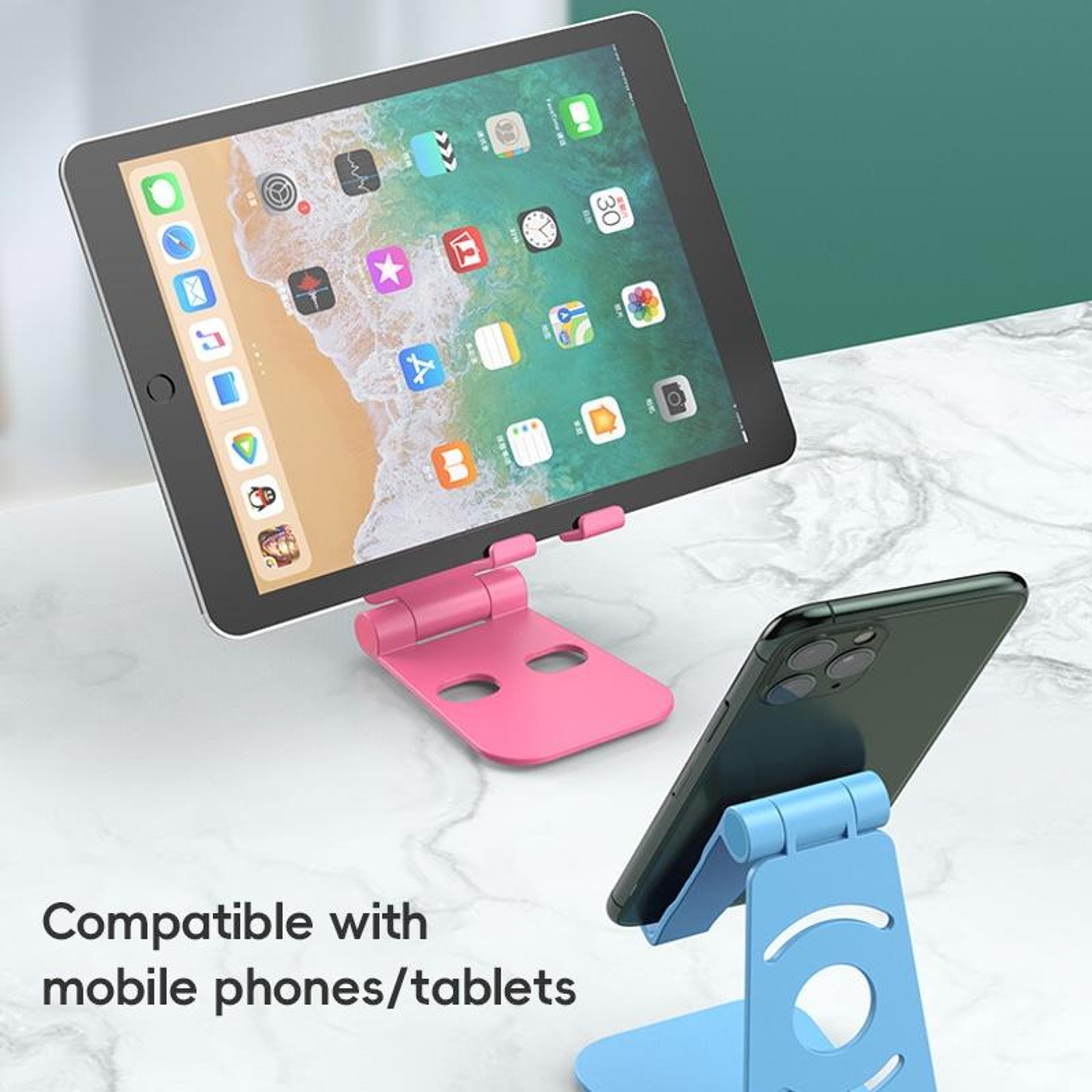 FlexView Foldable Phone Stand With Ergonomic Viewing Angle  Non Slip Desk Holder 3