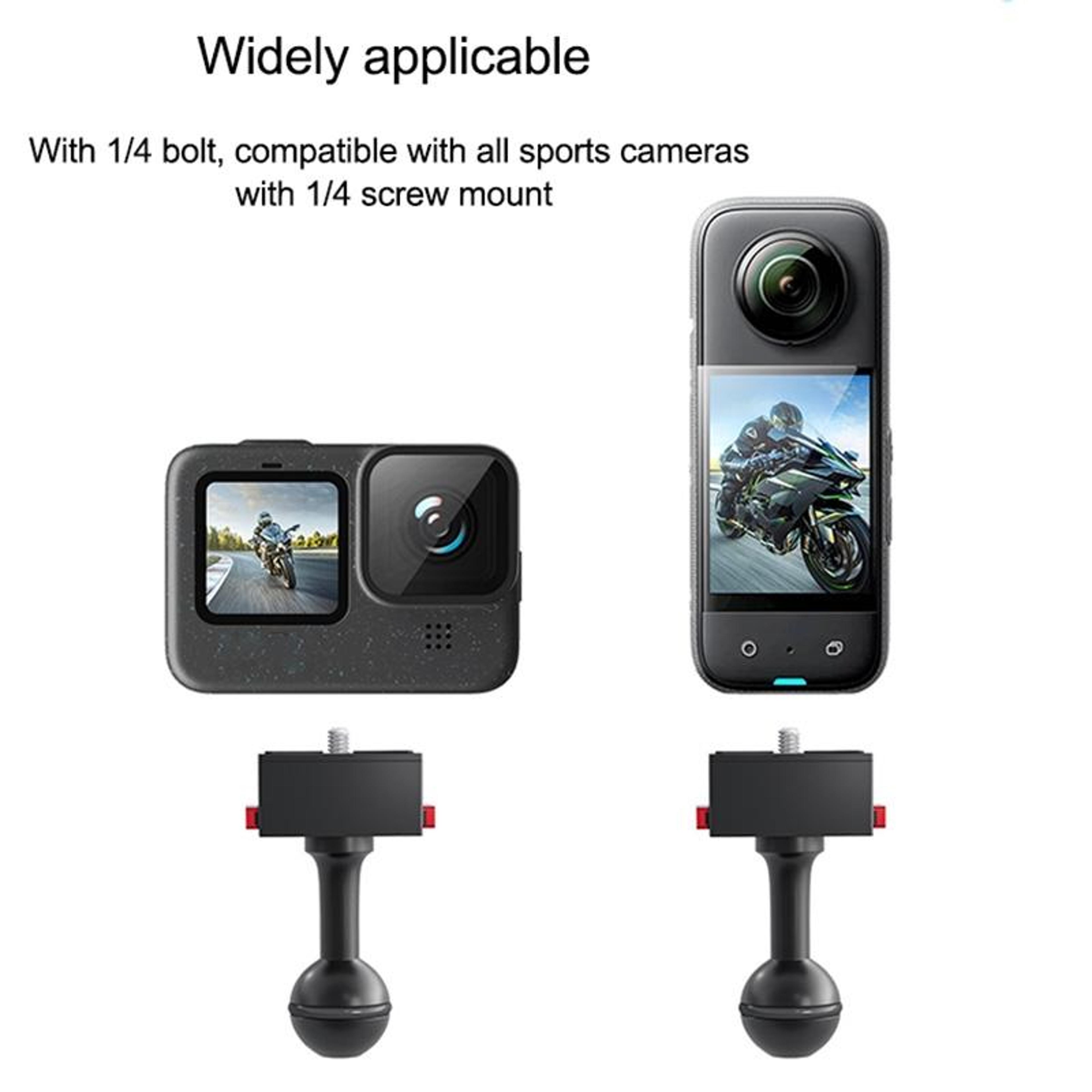Ball Head Quick Release Camera Mount Adapter For GoPro Insta360  DJI 7