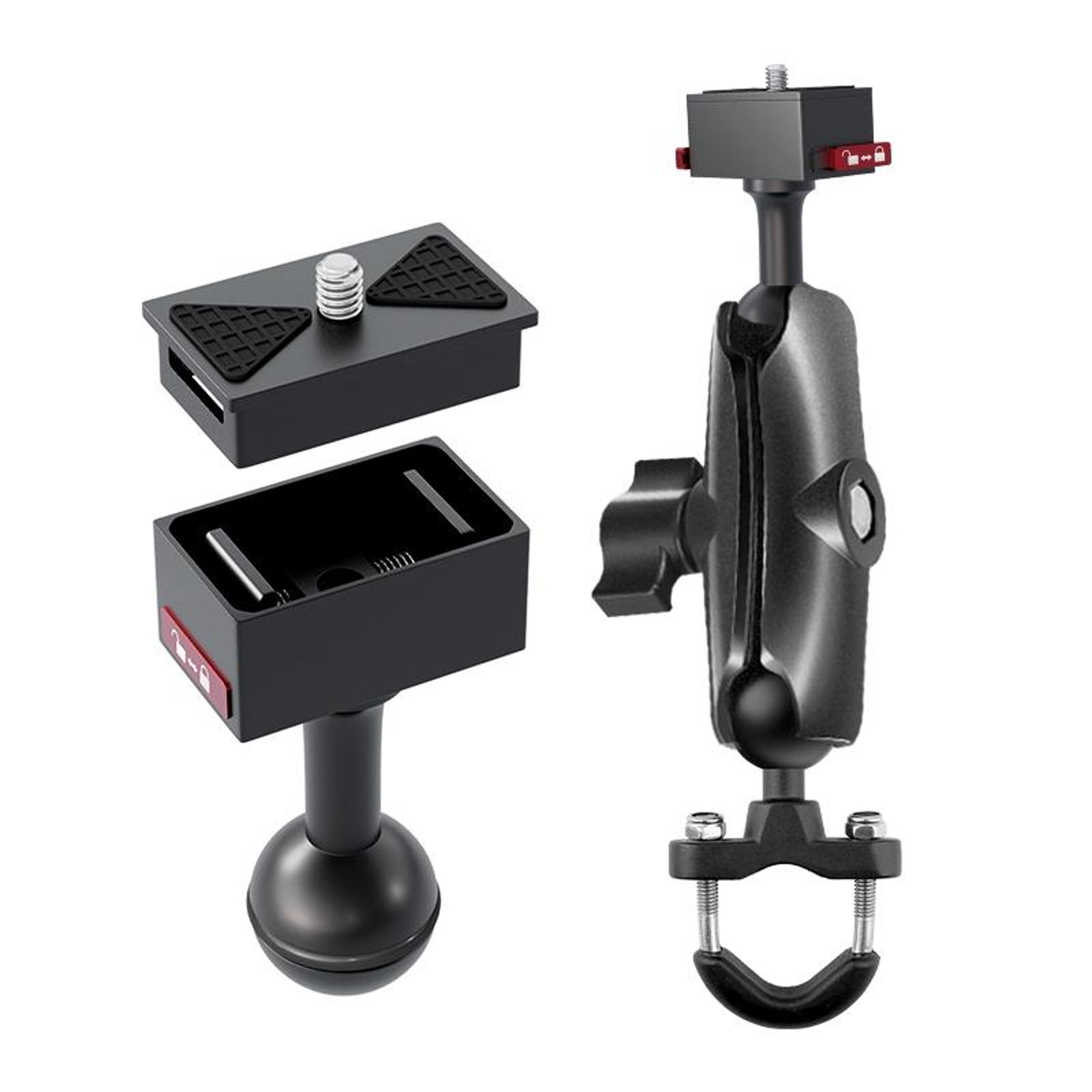 Ball Head Quick Release Camera Mount Adapter For GoPro Insta360  DJI 8