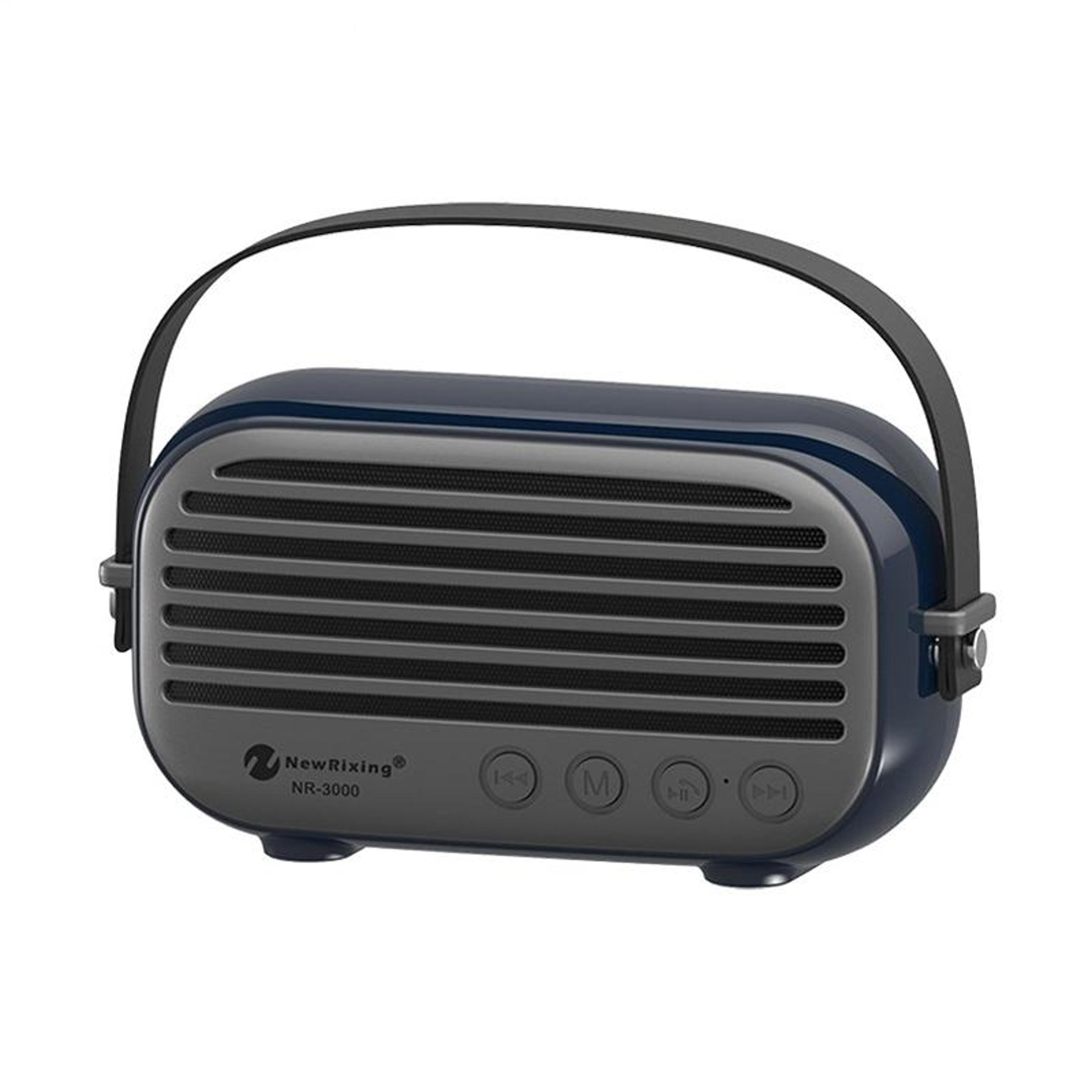 Rixing Portable Wireless Bluetooth Speaker With FM Radio Hands Free Calling  TF Card Support 0