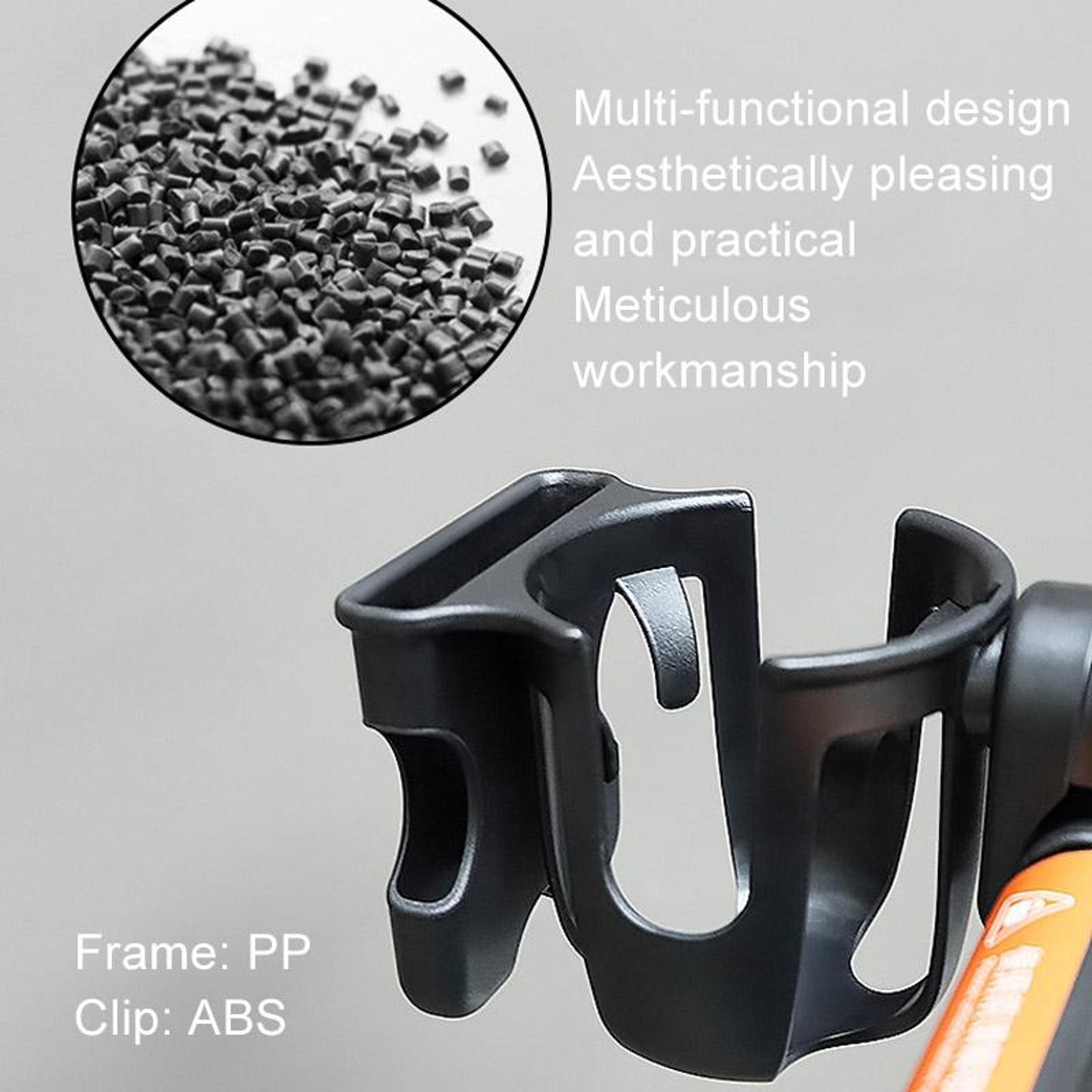 Stroller Cup Holder With Phone Holder Universal Pushchair Bottle  Mobile Organizer 6