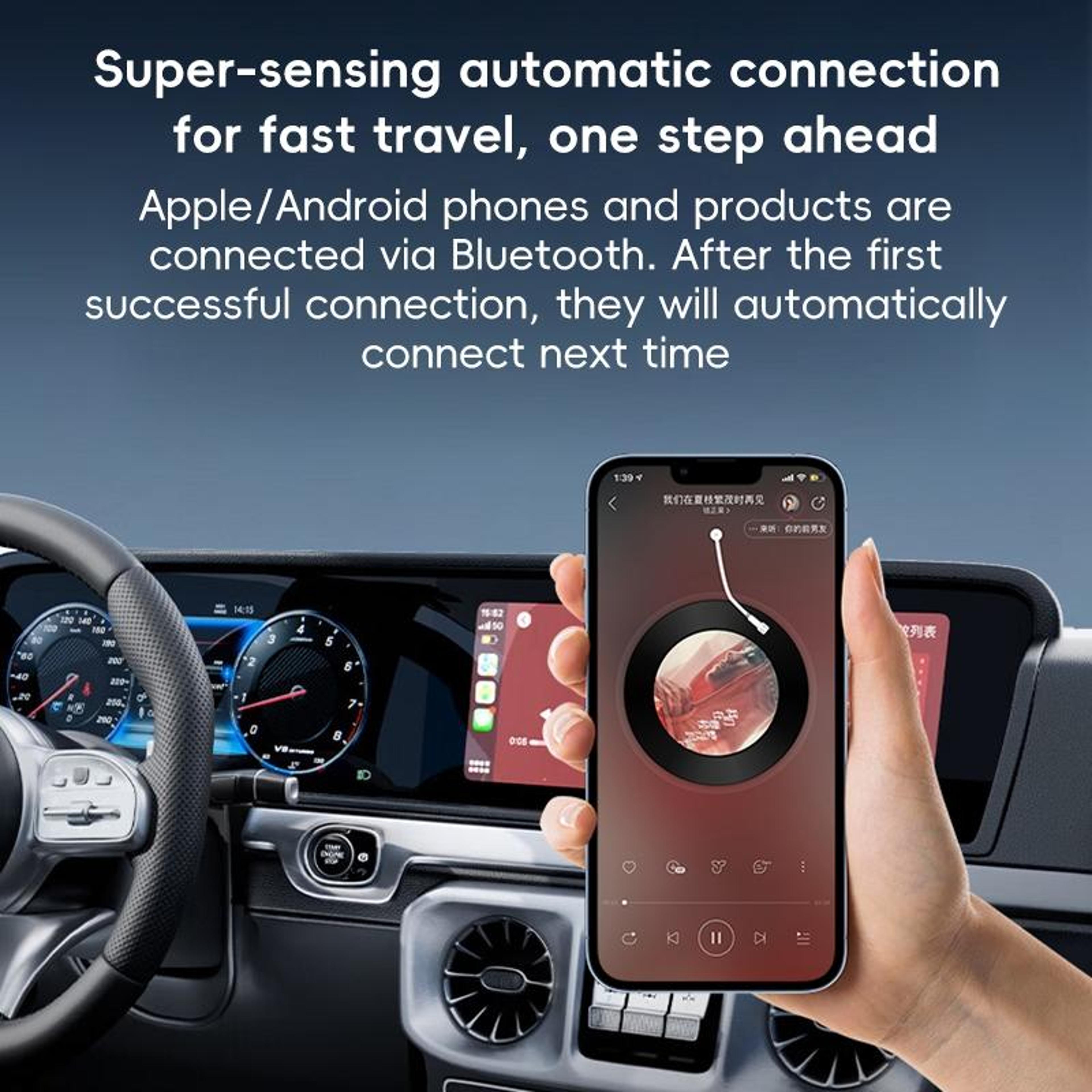 DriveSync Pro Wireless CarPlay  Android Auto Adapter Box 6