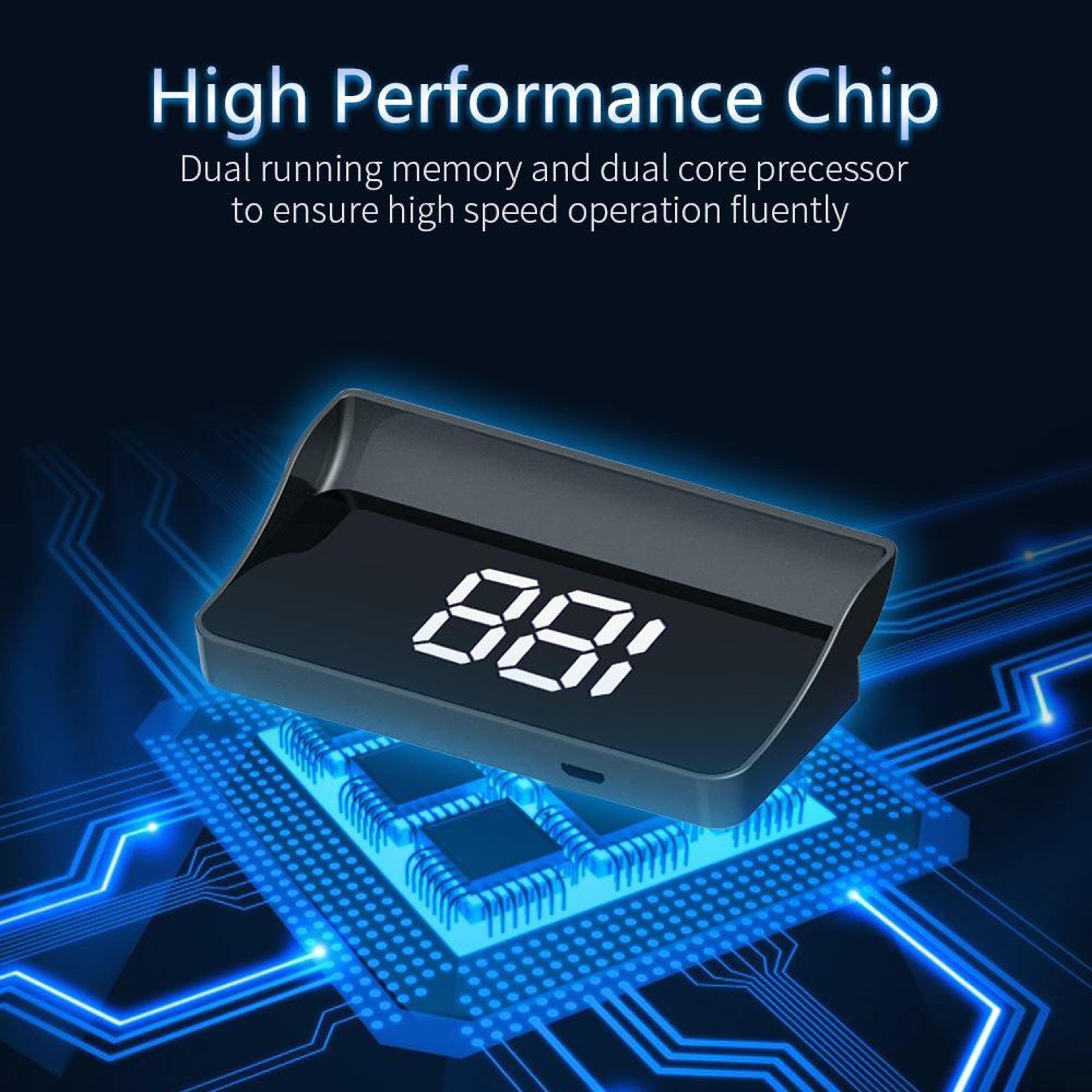 Car HUD Display GPS Head Up Display Digital GPS Speedometer For Universal Vehicles 8
