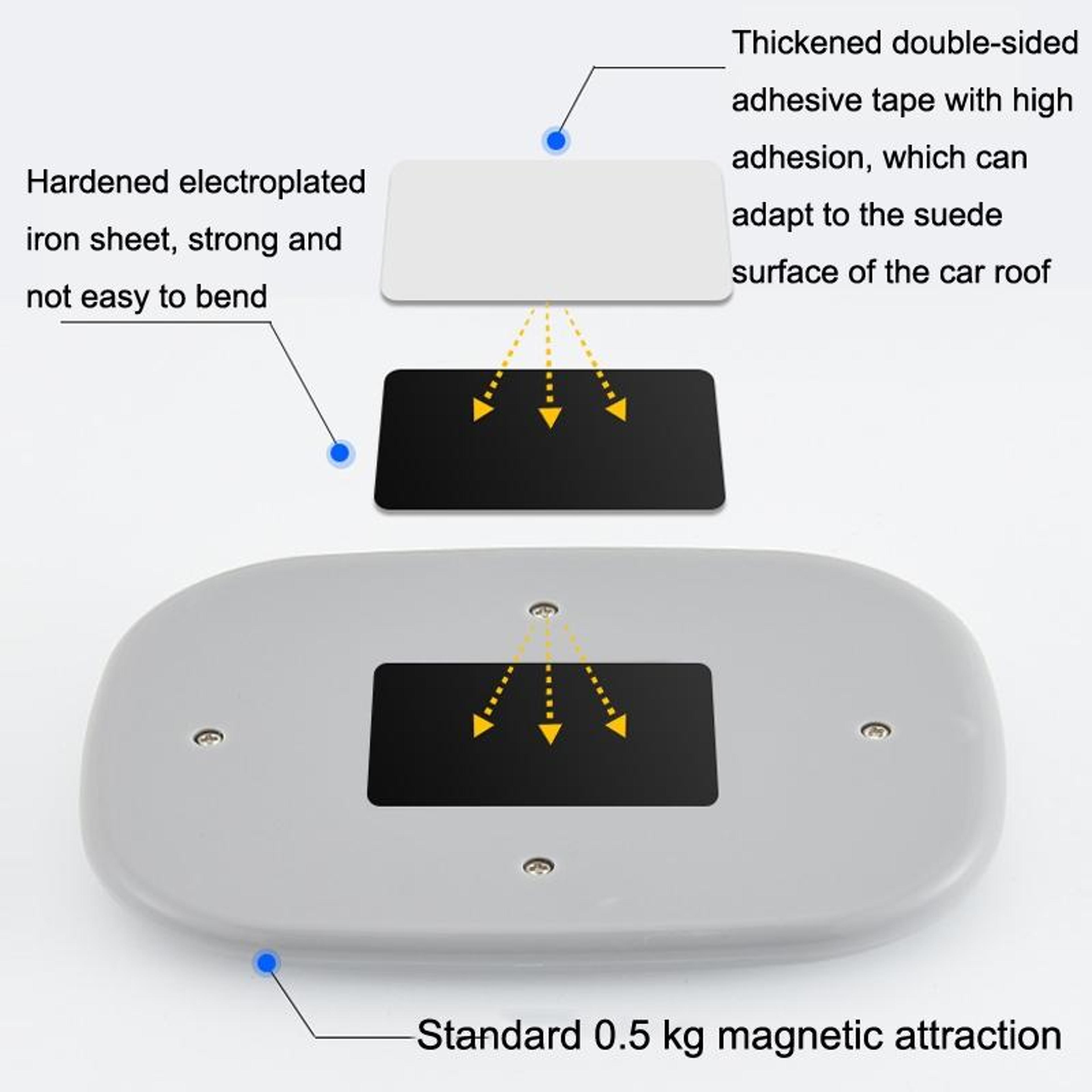 Car LED Reading And Trunk Light Magnetic Interior Dome Lamp 4