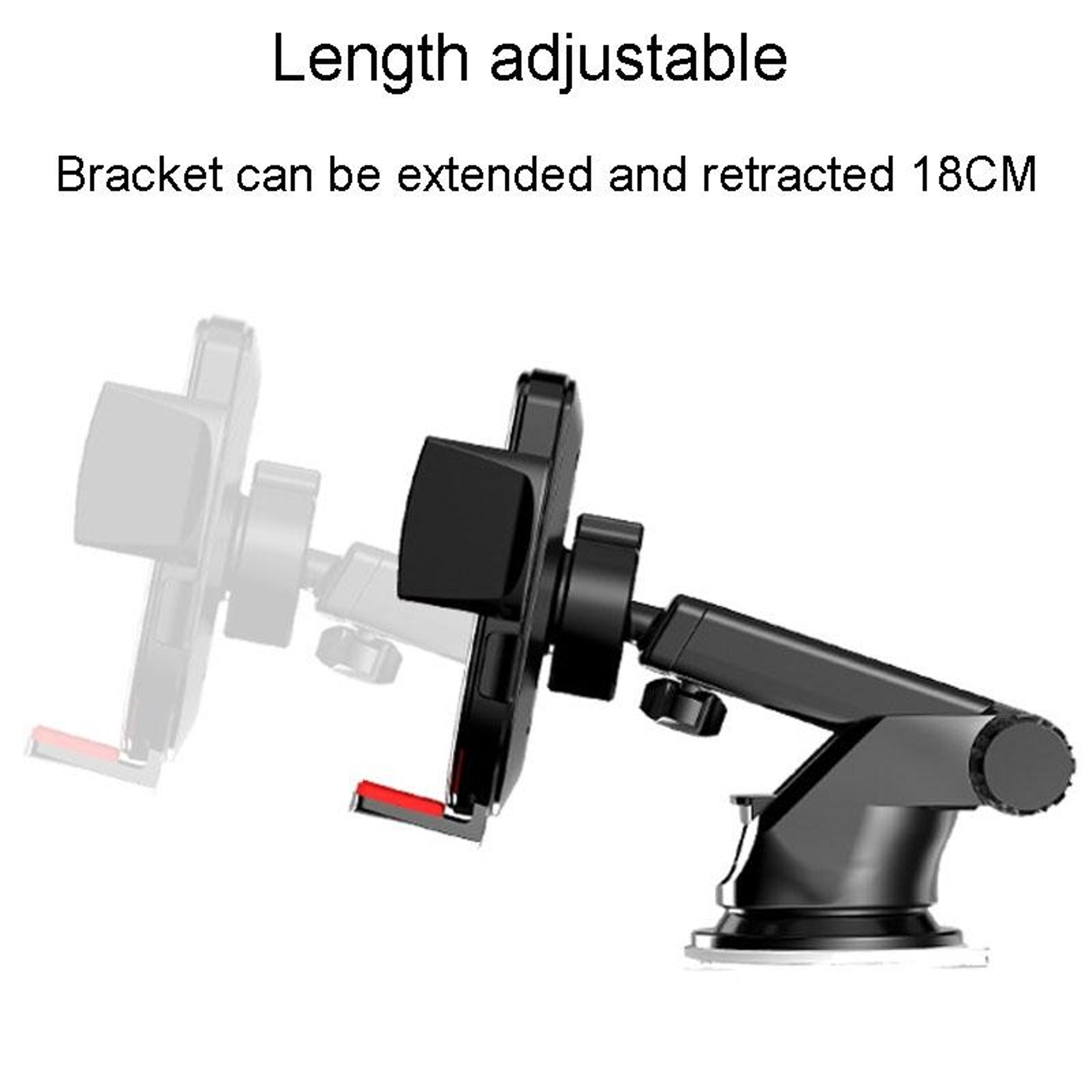 Universal Air Vent Car Phone Holder With Telescopic Arm Rotating Air Vent Phone Mount 2