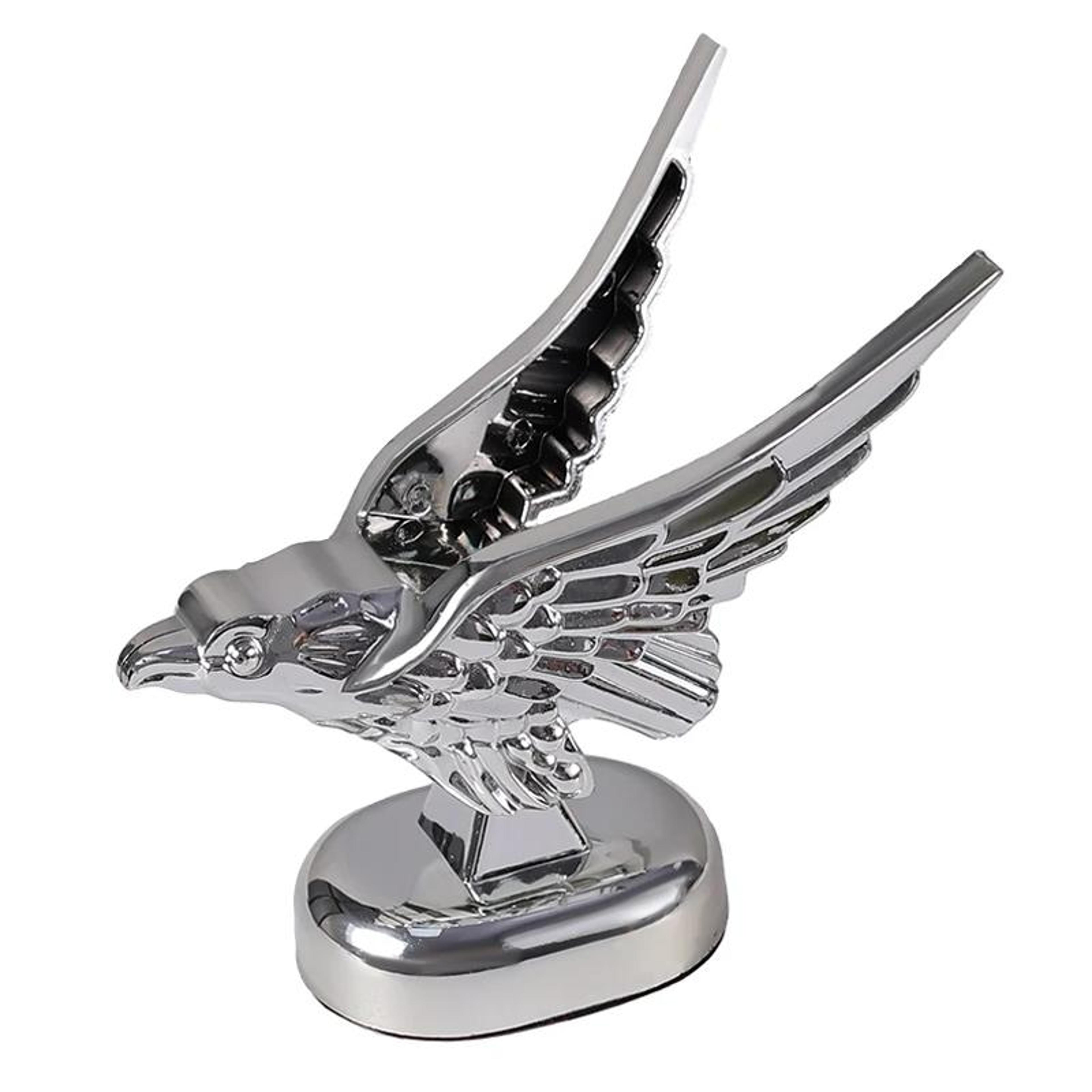 Universal Car Hood Ornament 3D Eagle Emblem Decorative Hood Badge For Cars 0