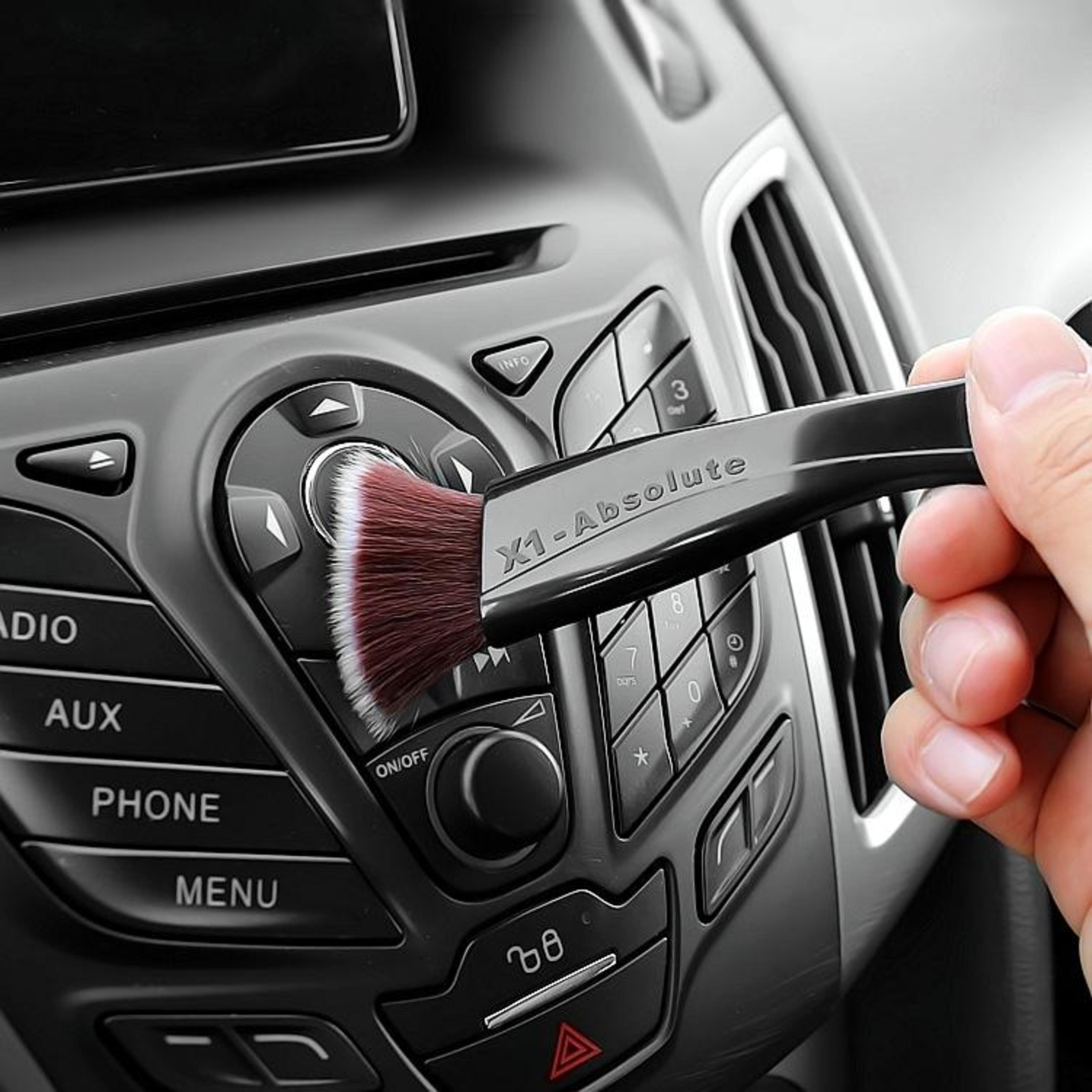 Car Vent Cleaning Brush Soft Bristle Car Interior Cleaning Brush For Air Vents Dashboard And Trim 6