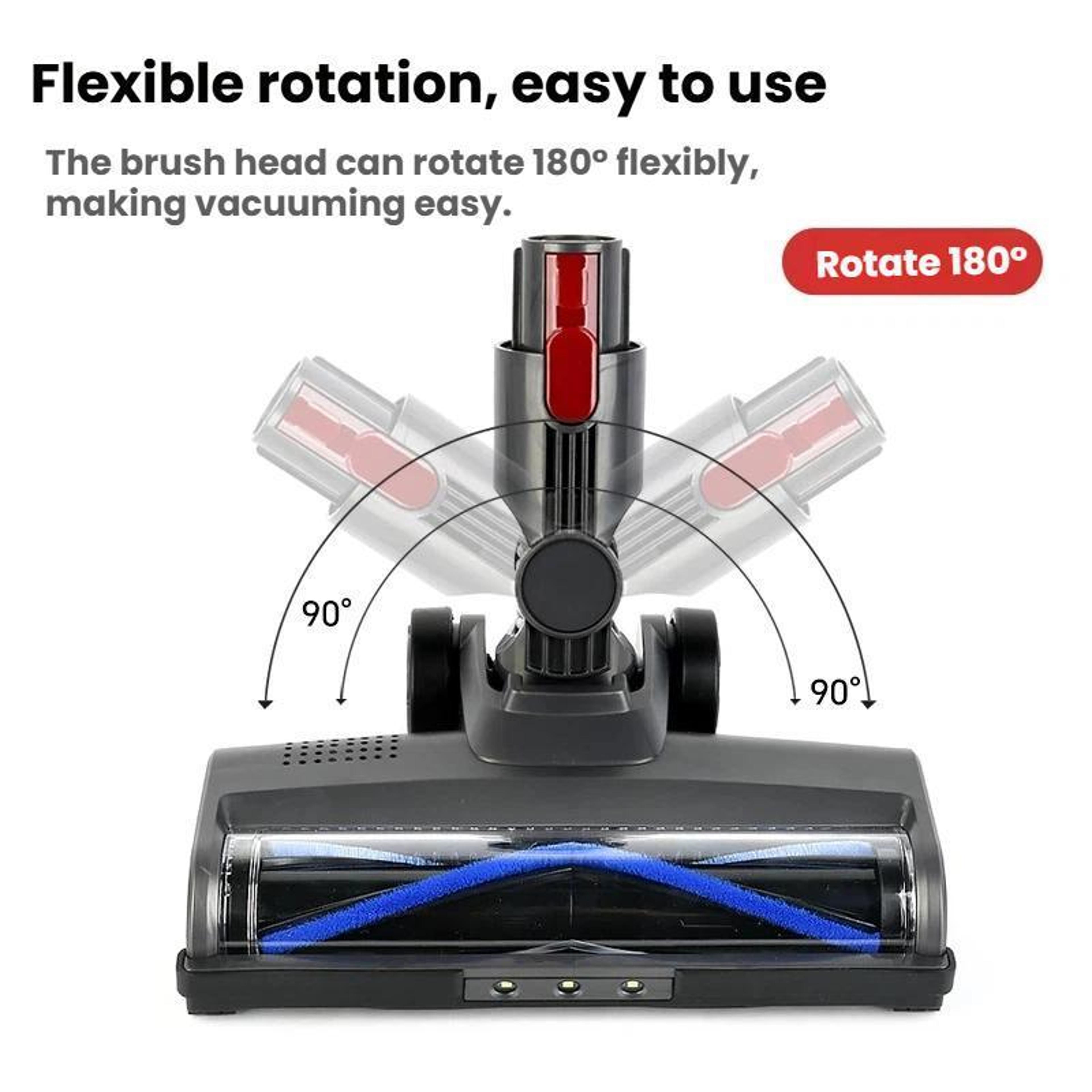 Dyson Motorized Floor Brush Attachment With LED Light And Bristle Roller 2