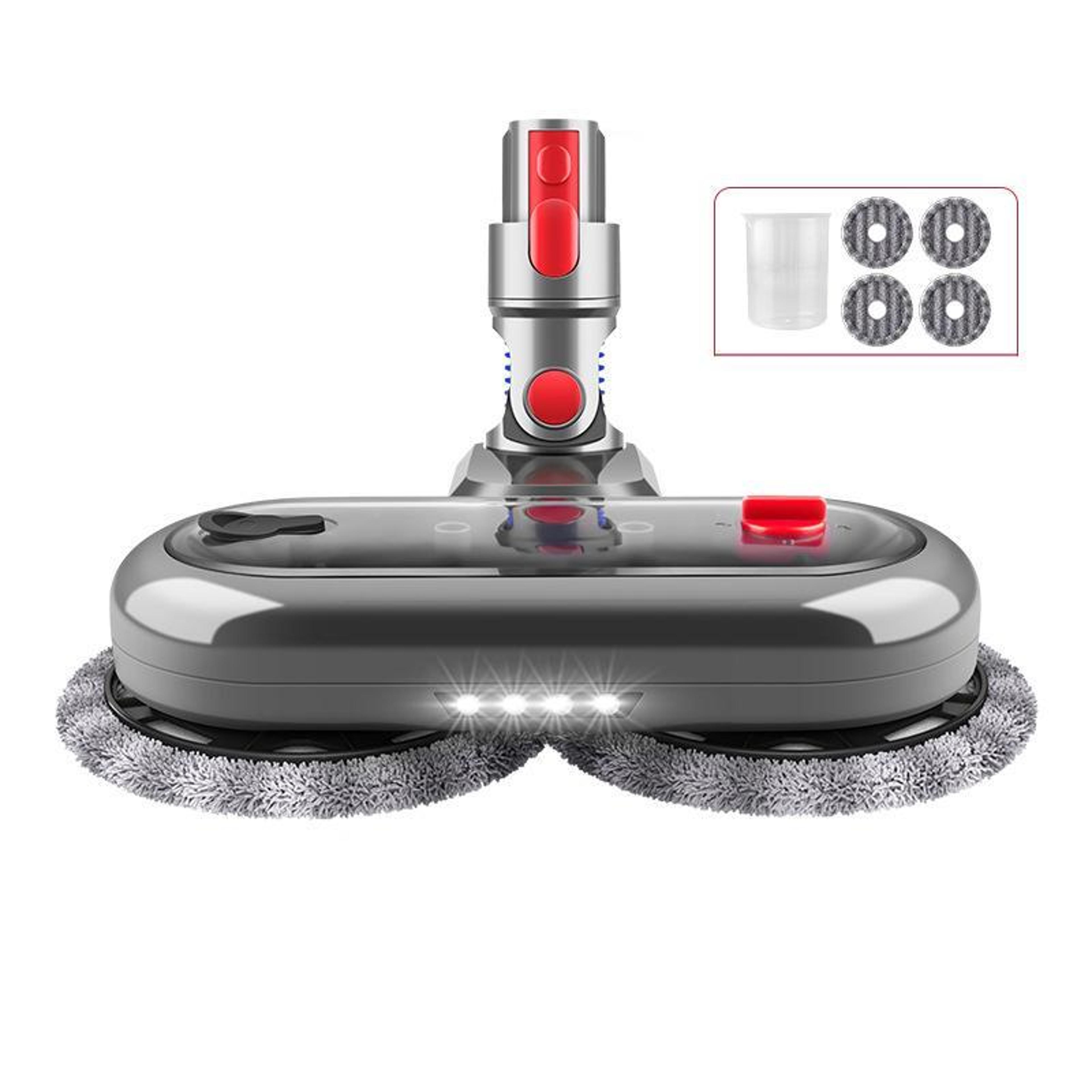 Electric Mop Head Attachment For Dyson With 4 Reusable Mop Pads 3