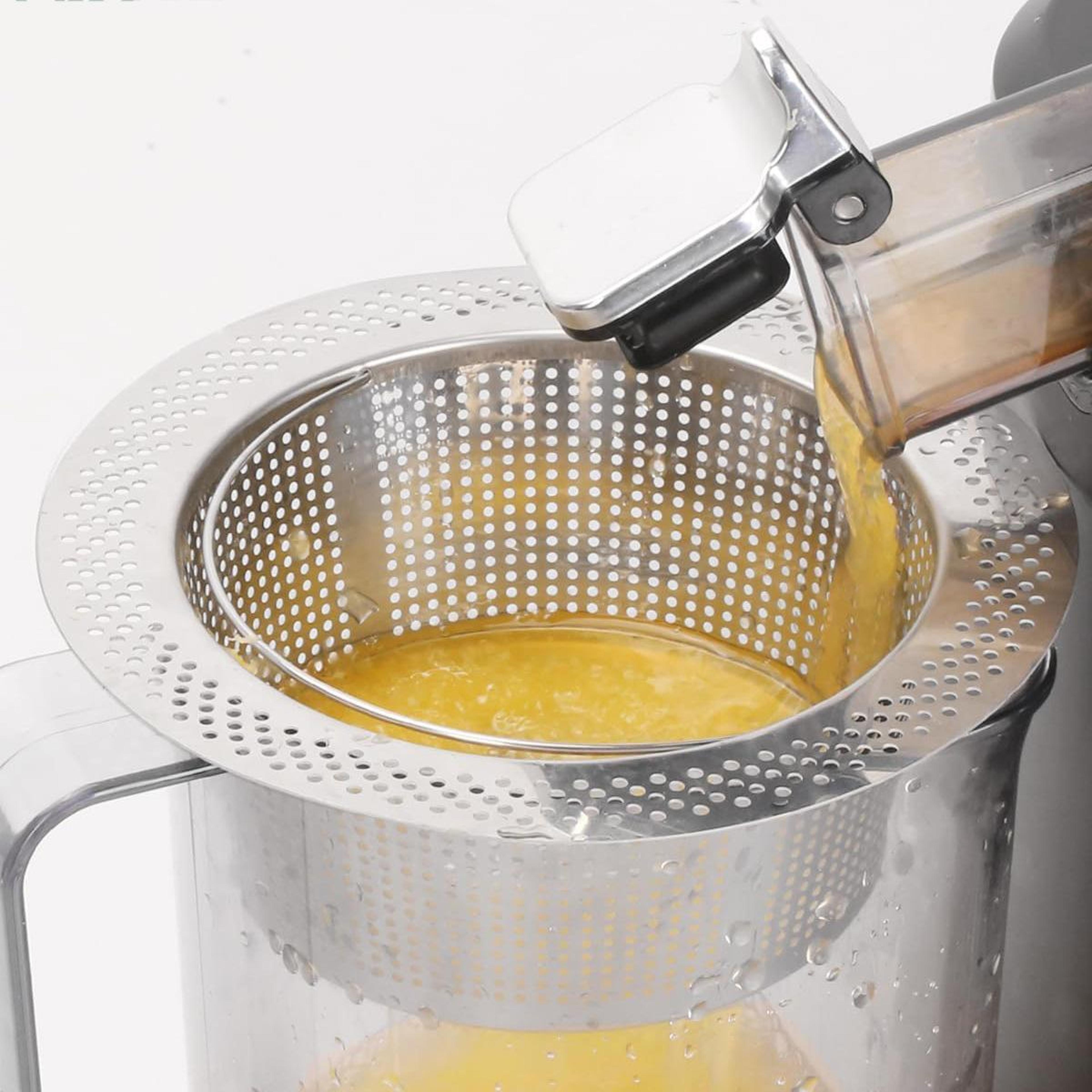 Juicer Pulp Strainer Stainless Steel Fine Mesh Filter For Clear Smooth Juice 7