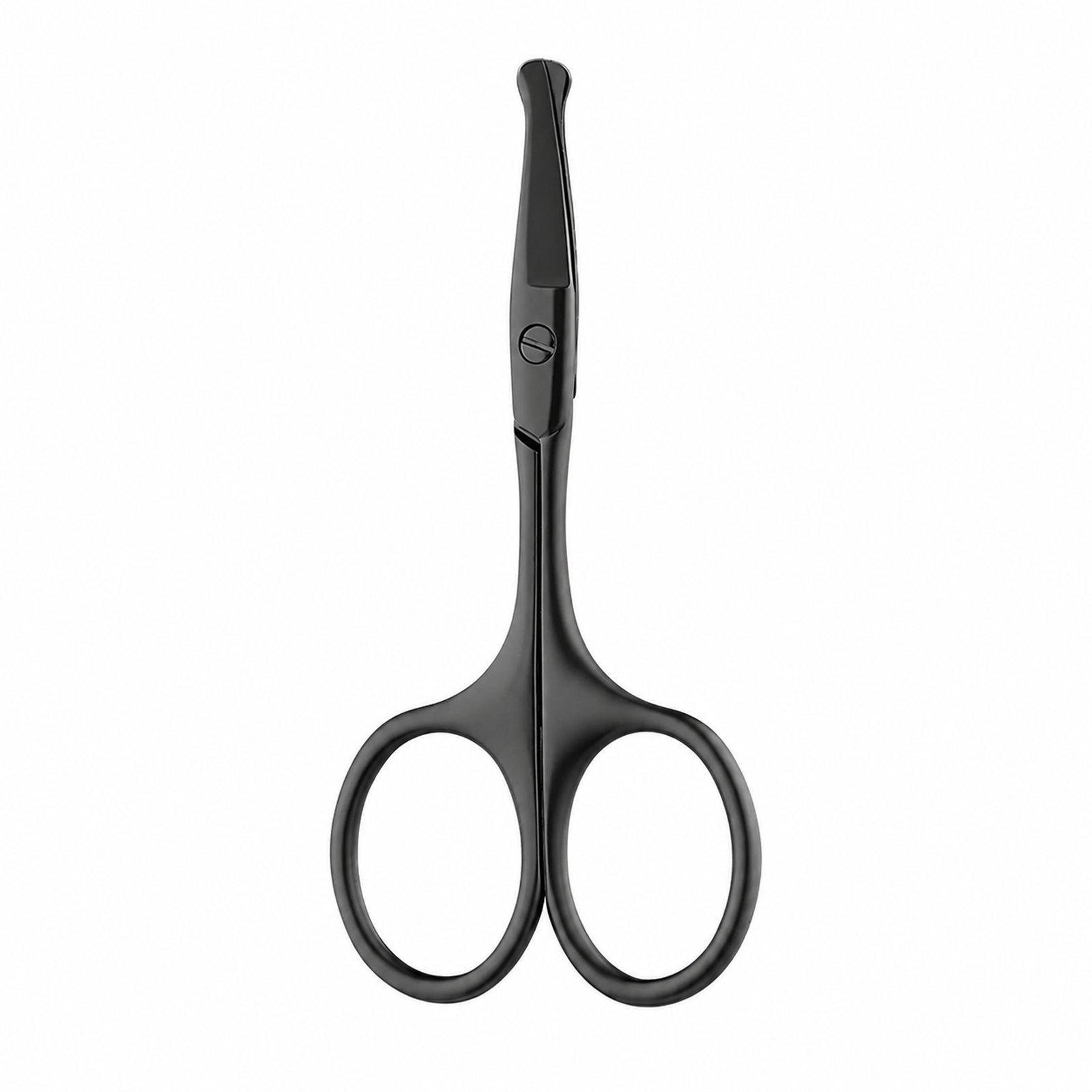Safety Nose Hair Scissors Stainless Steel Curved Facial Hair Trimming Scissors For Men And Women 6