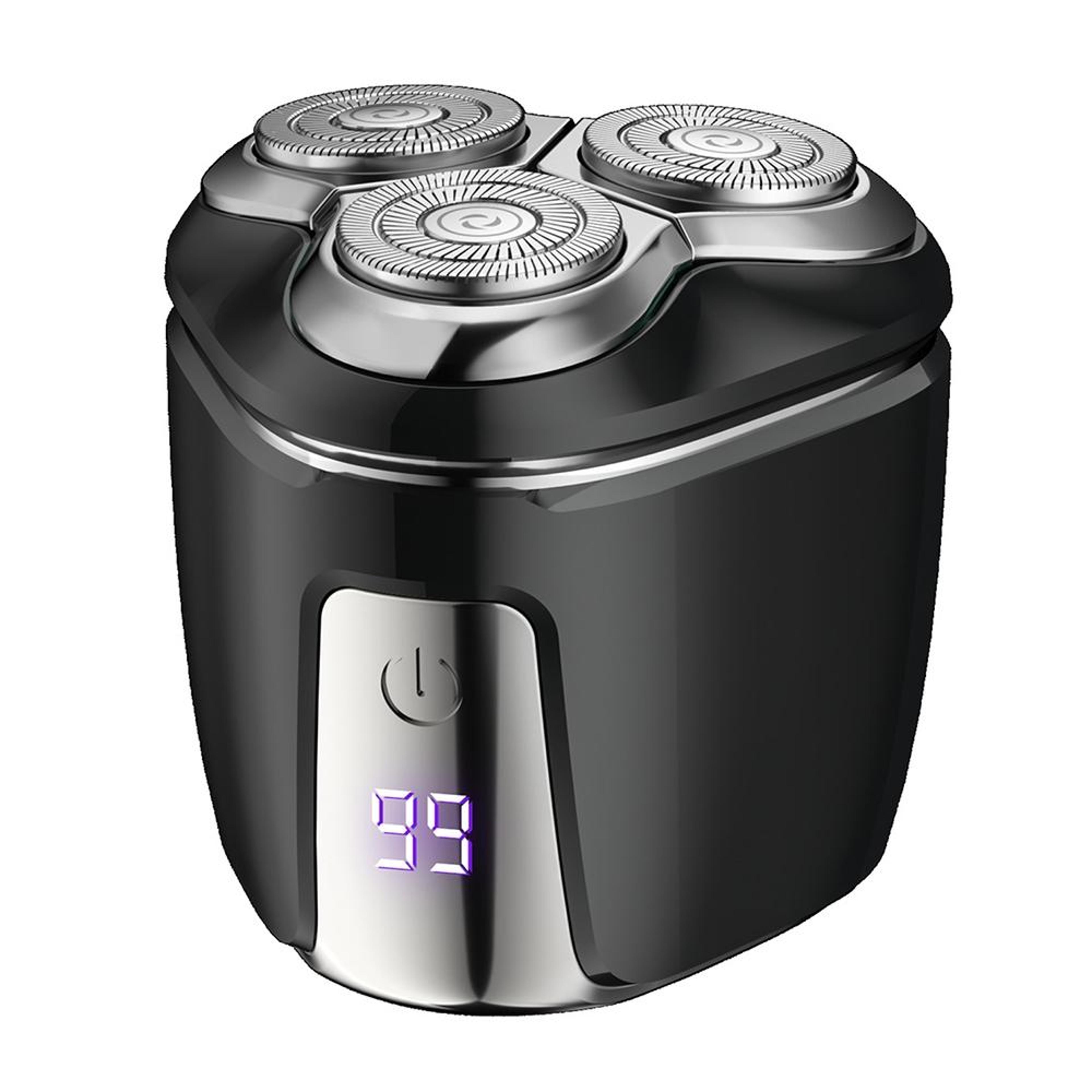 Mini Magnetic Electric Head Shaver With Smart LED Display Portable Travel Shaver 0