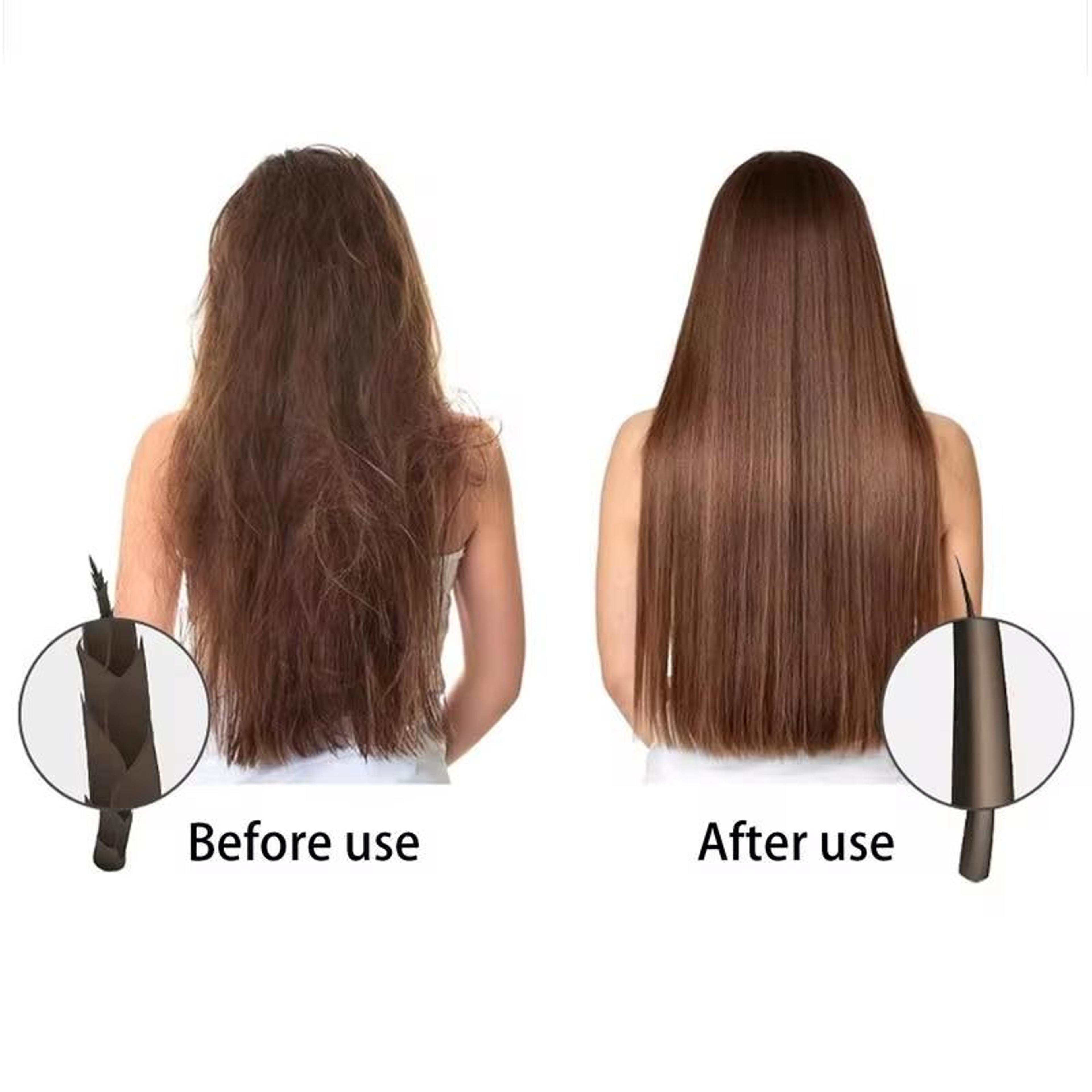 Portable Wireless Hair Straightening Comb USB Rechargeable Hair Straightener Brush And Curler 7