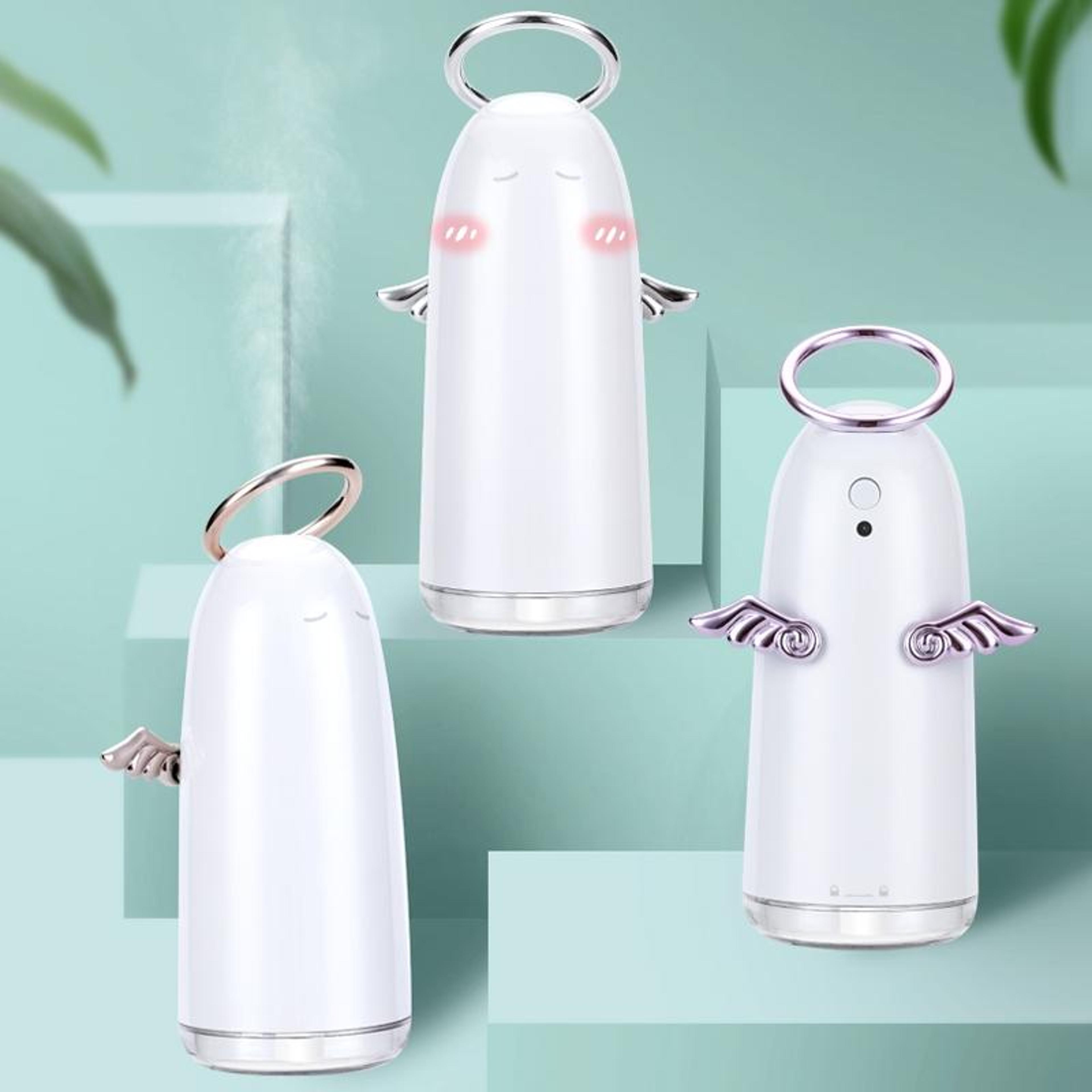 Mini Angel Portable Humidifier With Colorful Night Light USB Cool Mist Air Moisturizer 15