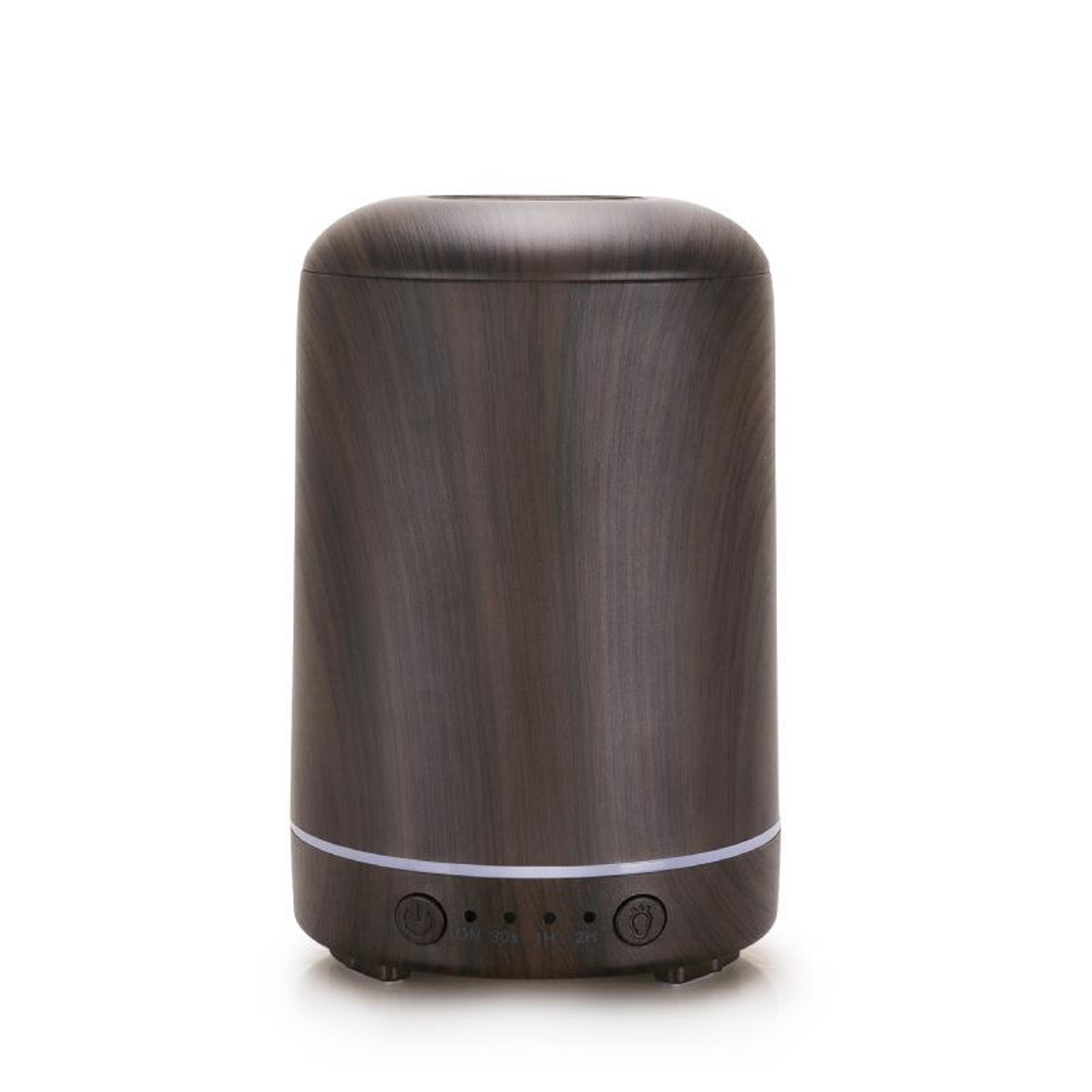 USB Aroma Diffuser Wood Grain Cool Mist Humidifier With Colorful LED Night Light 7