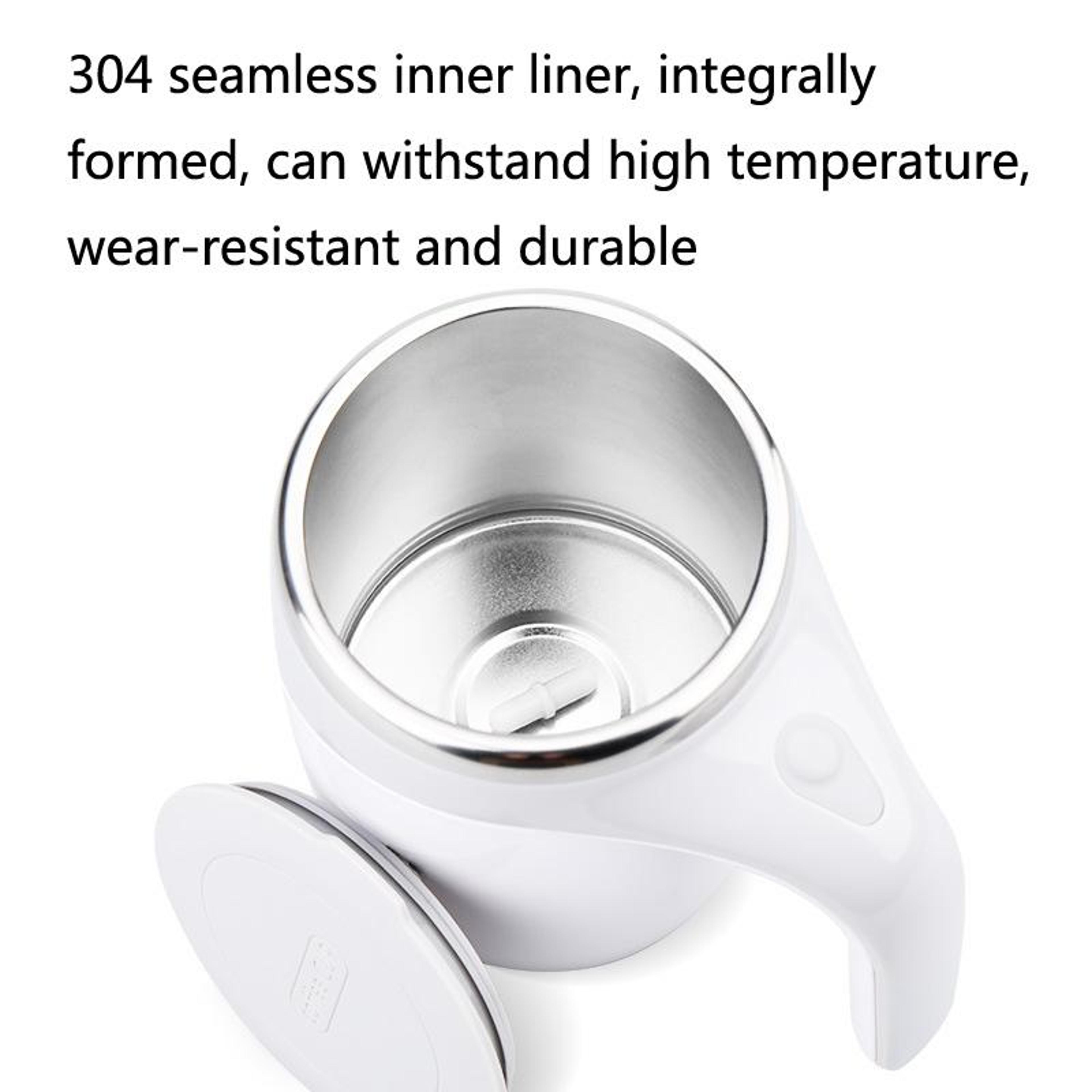 Self Stirring Coffee Mug Stainless Steel Automatic Coffee Mixing Cup 5