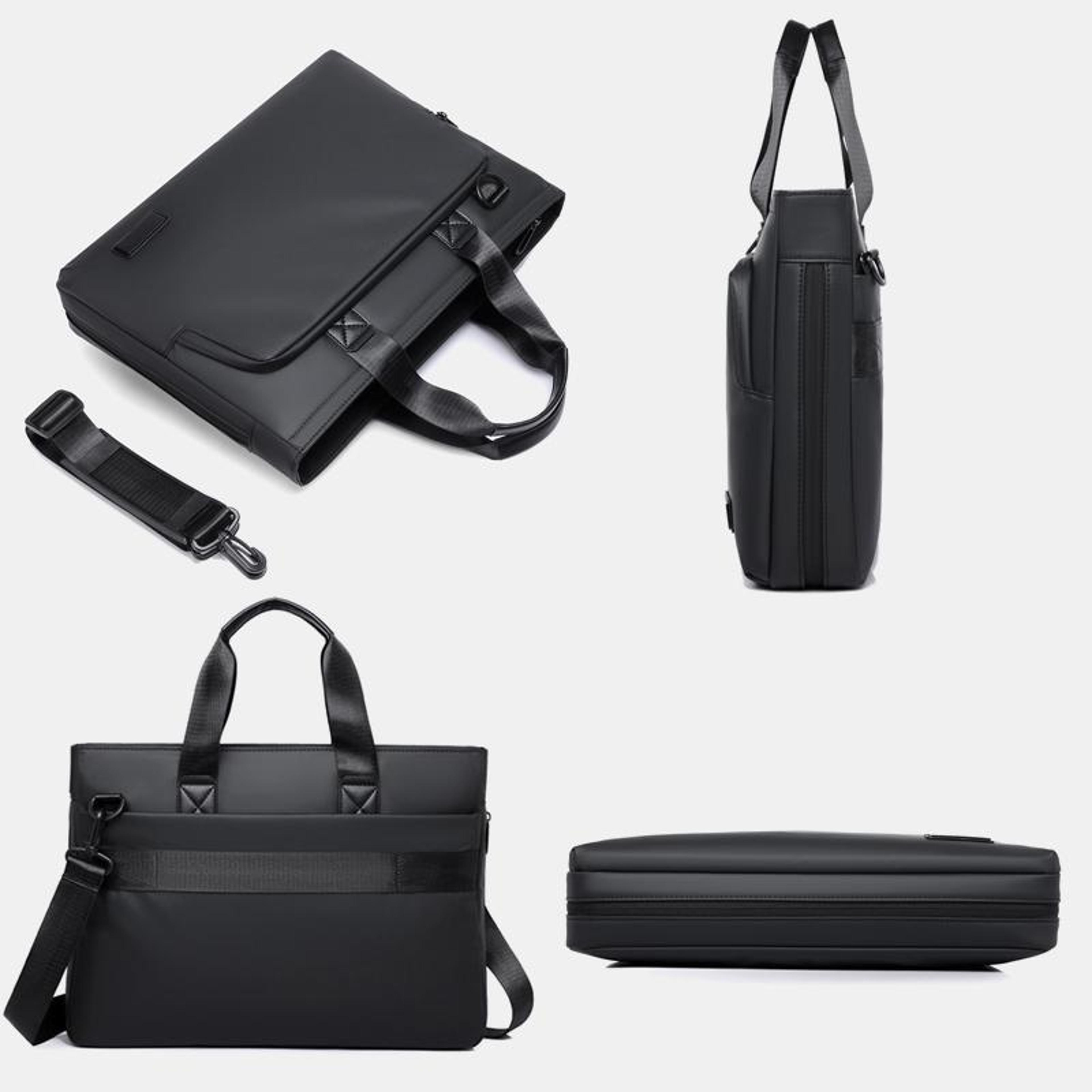 Expandable Laptop Bag Water Resistant Business Laptop Bag Messenger Briefcase 8