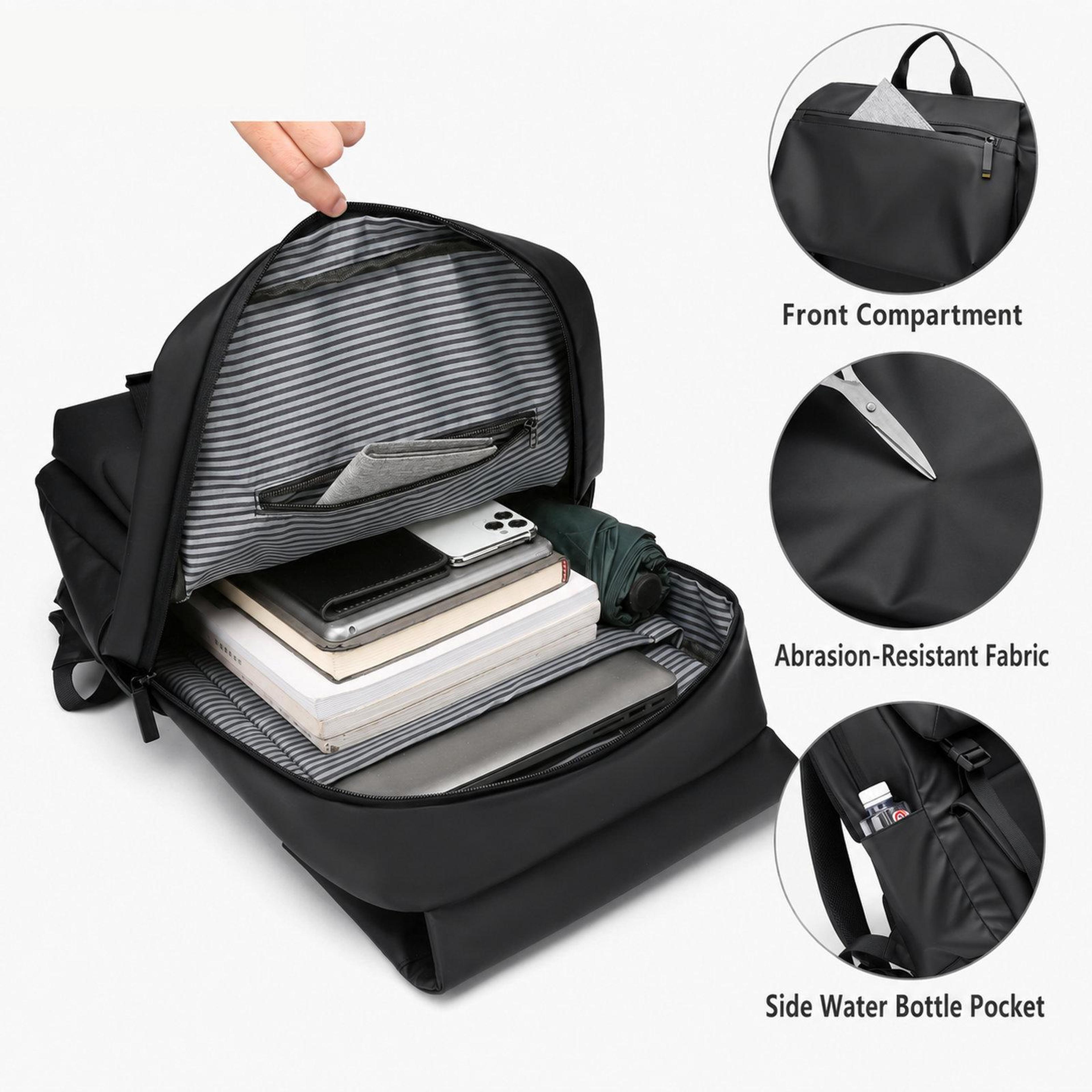Waterproof Laptop Backpack Large Capacity Business Travel Backpack For Men 6