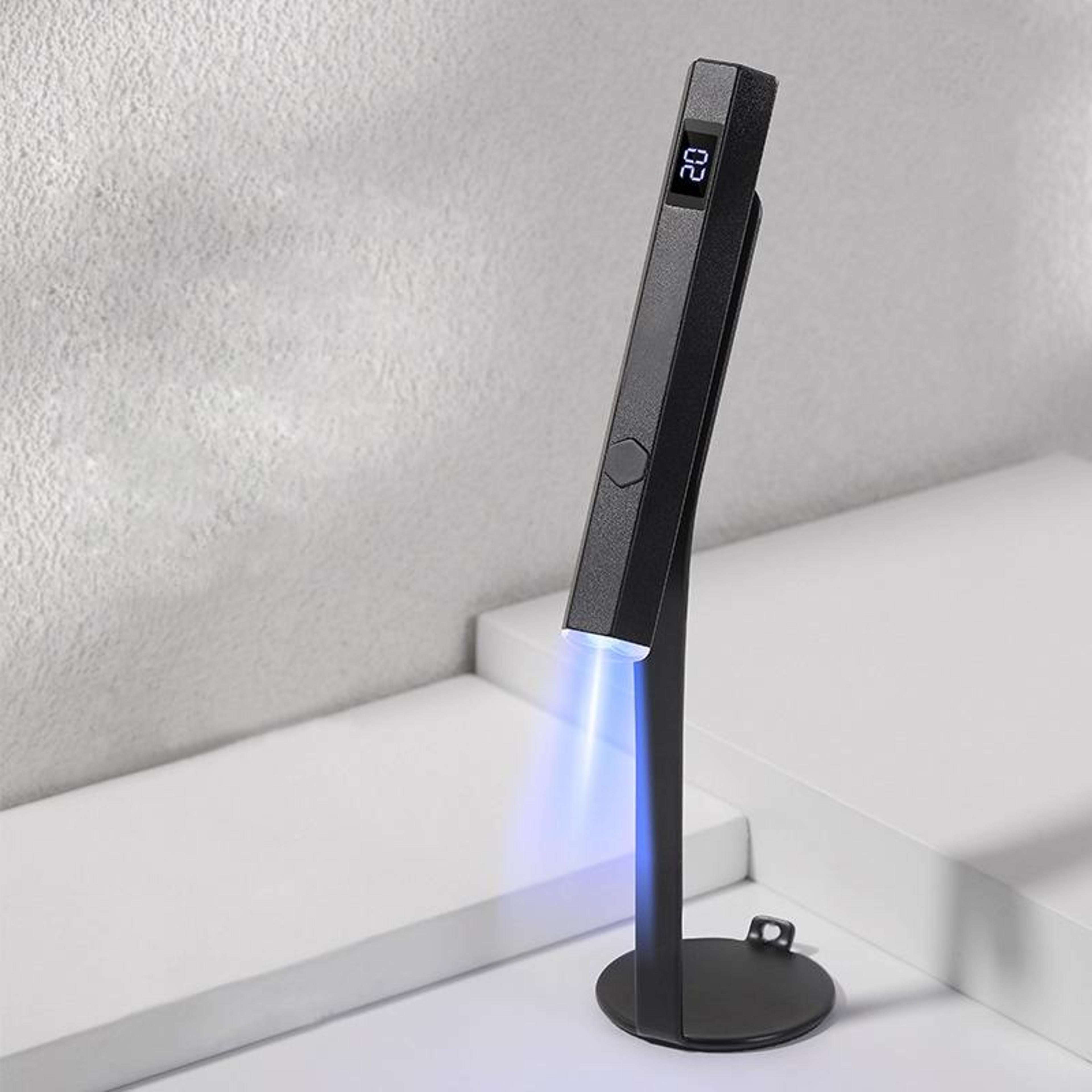 Professional UV Nail Lamp With Magnetic Bracket Timer Settings For Fast Gel Nail Curing 15