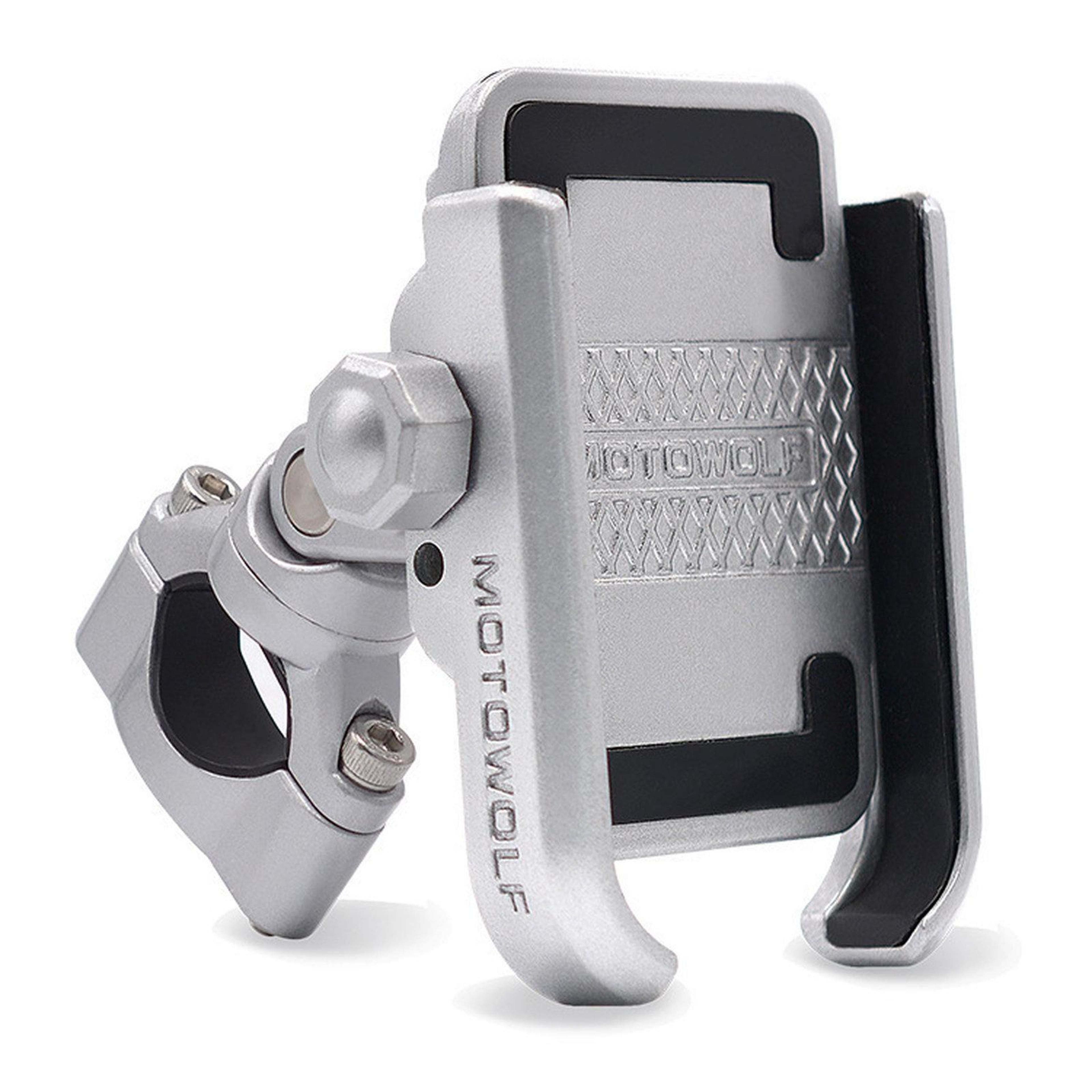 bike phone mount aluminum alloy motorcycle phone holder for bicycle and handlebar navigation