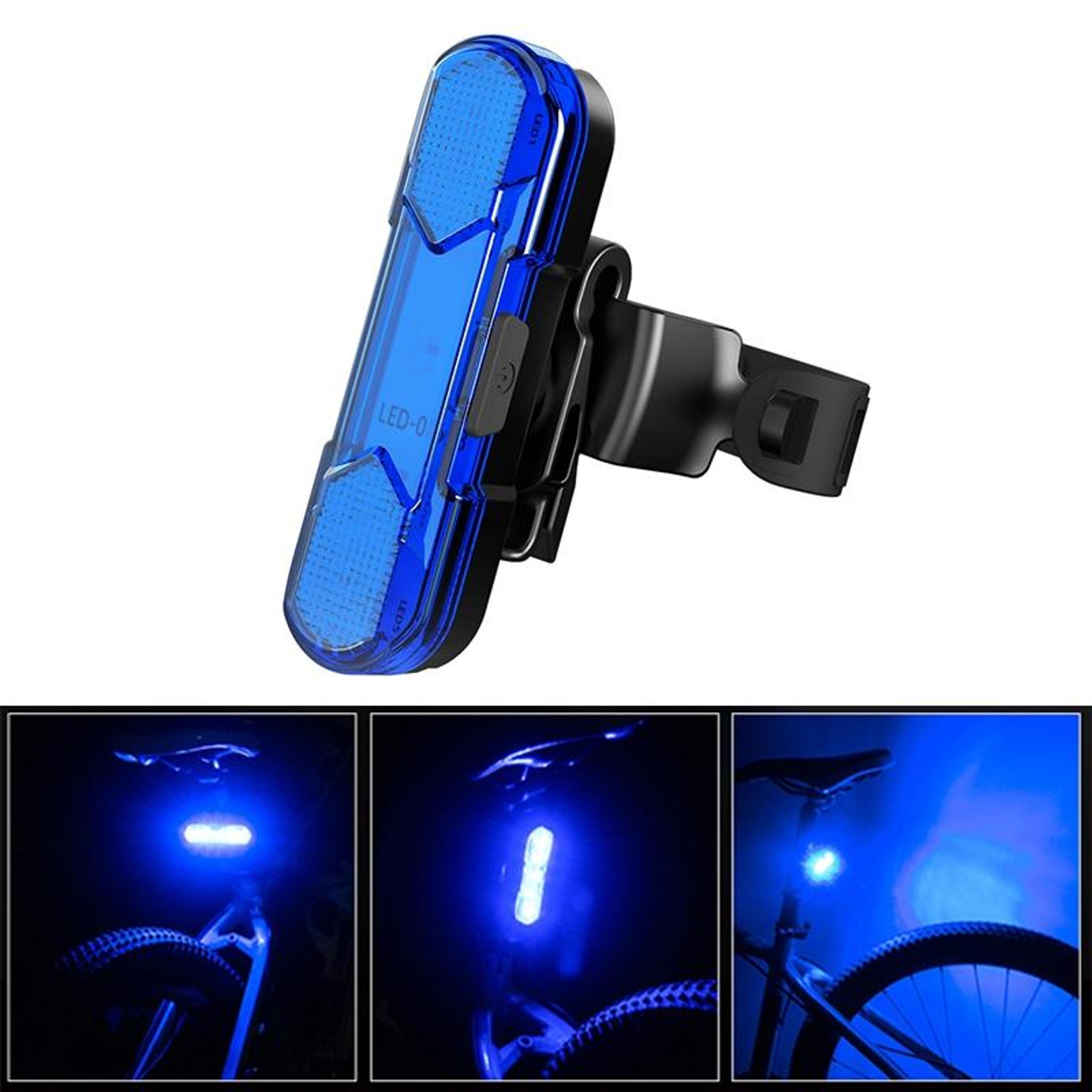 USB Rechargeable Bike Tail Light Bright LED Bicycle Taillight For Safe Night Cycling 12