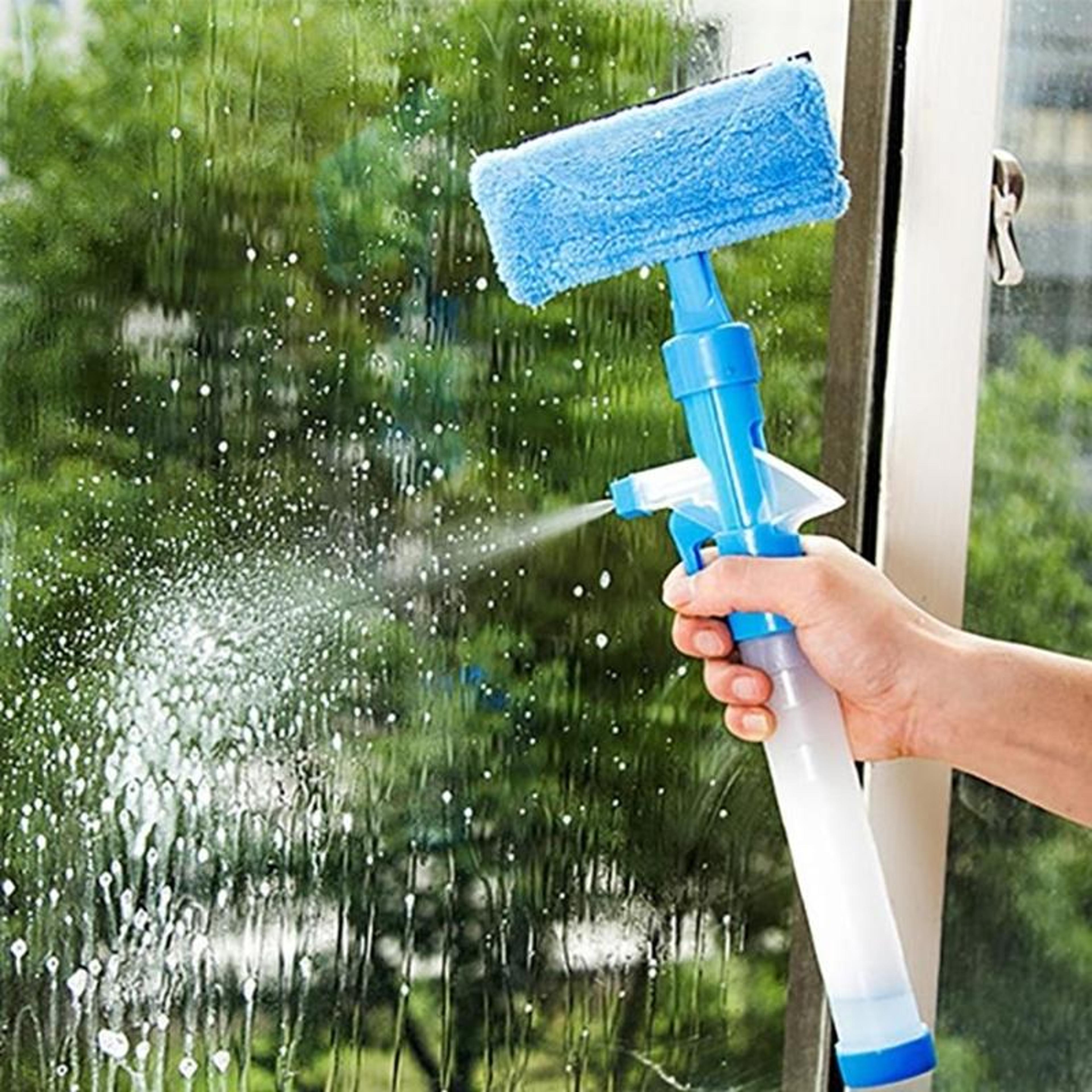 Window Cleaning Tool Spray Glass Squeegee And Scrubber For Streak Free Windows 6