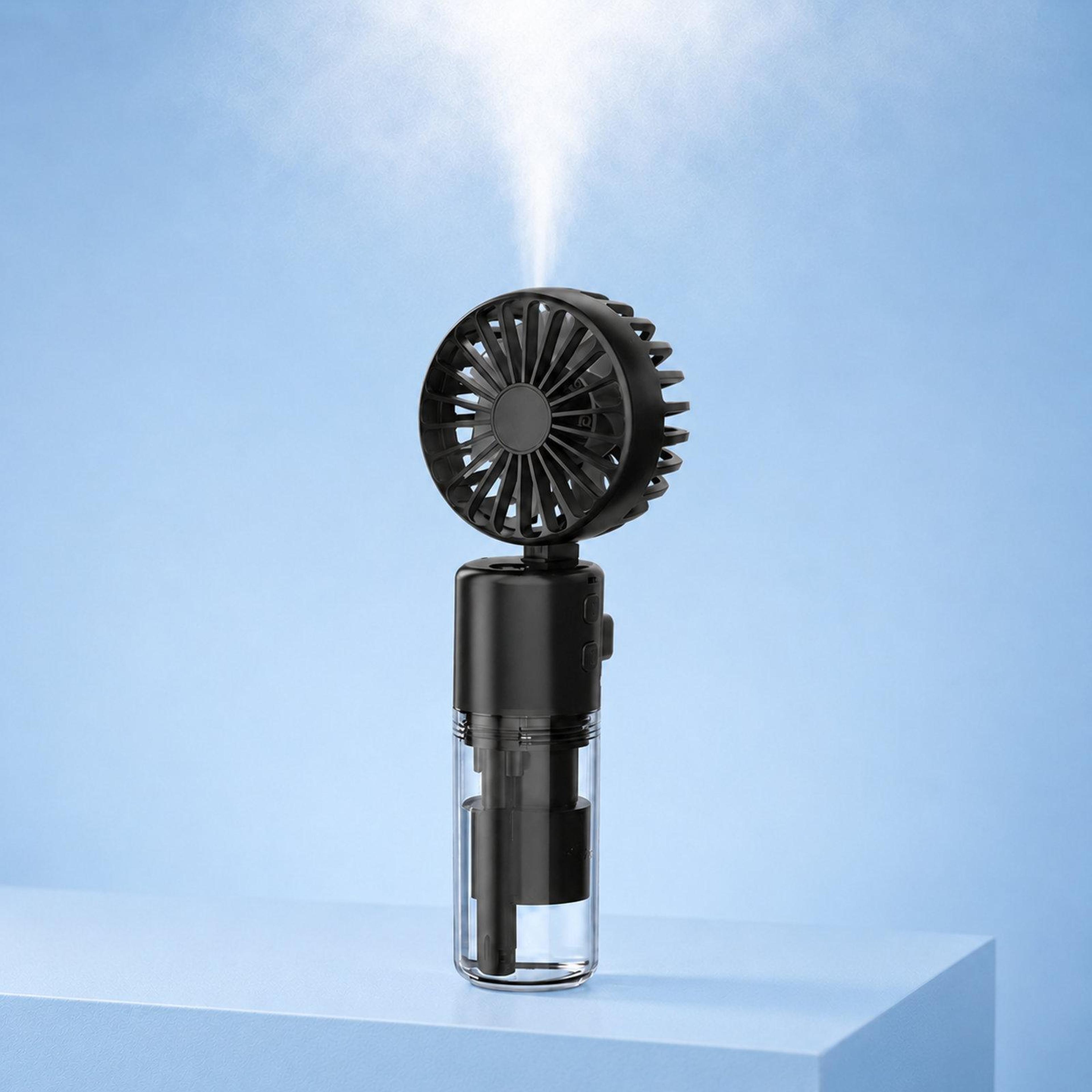 Portable Misting Fan Rechargeable Mini Personal Cooling Fan With Water Spray And Foldable Neck Stra 10