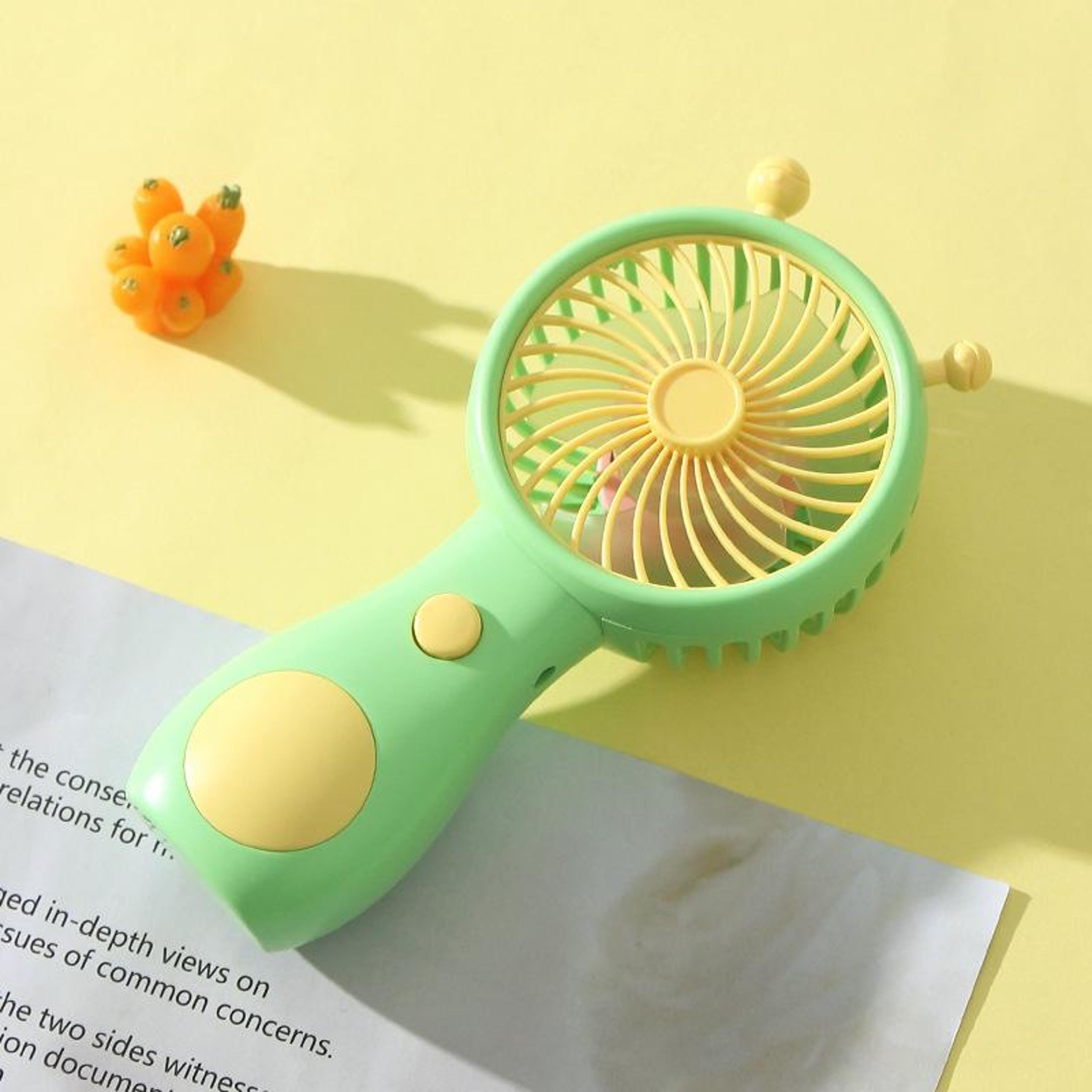 Cute Snail Mini Handheld Fan USB Rechargeable Portable Pocket Fan For Travel And Everyday Cooling 10