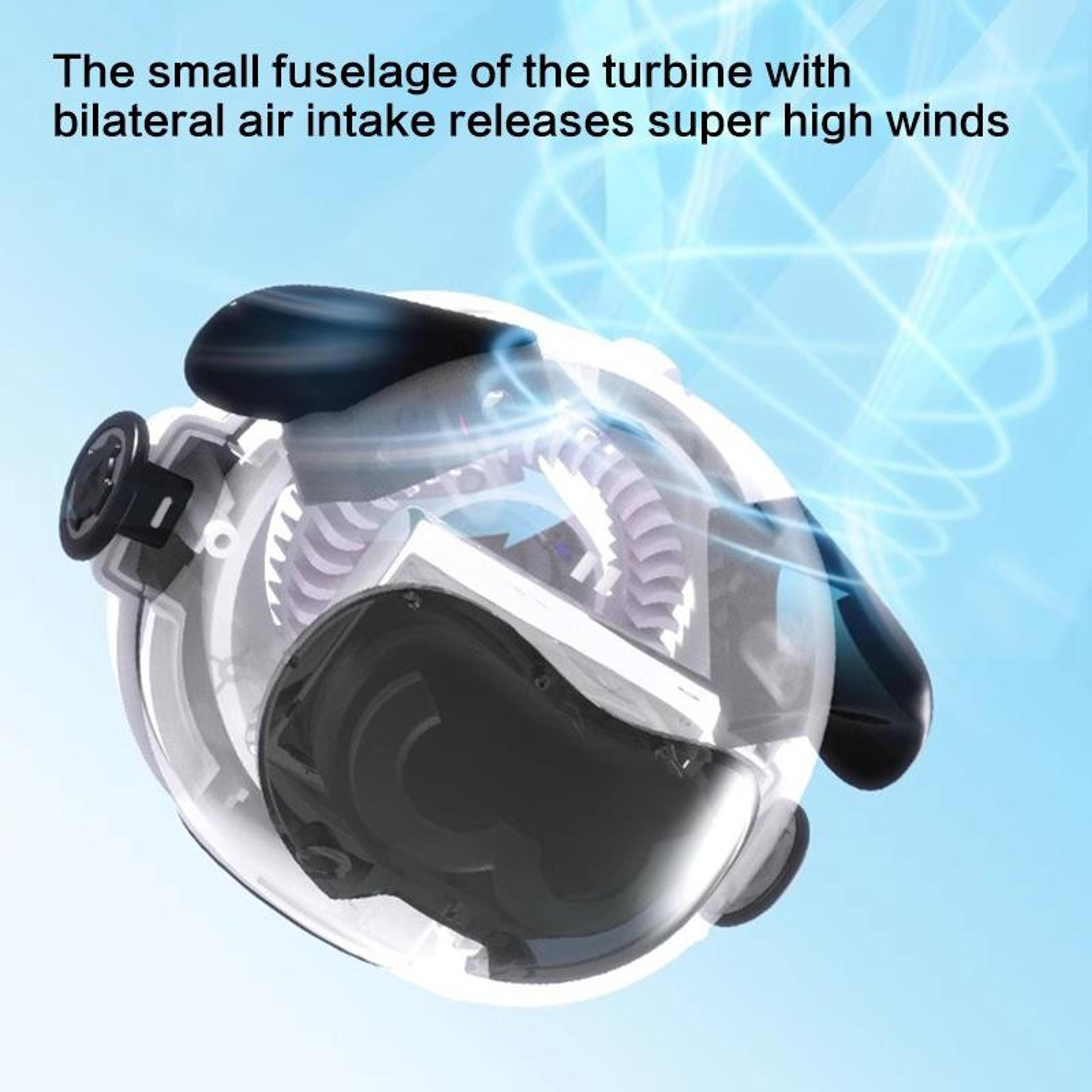 Portable Neck Fan USB Rechargeable Hands Free Fan With Speed Personal Cooling 2