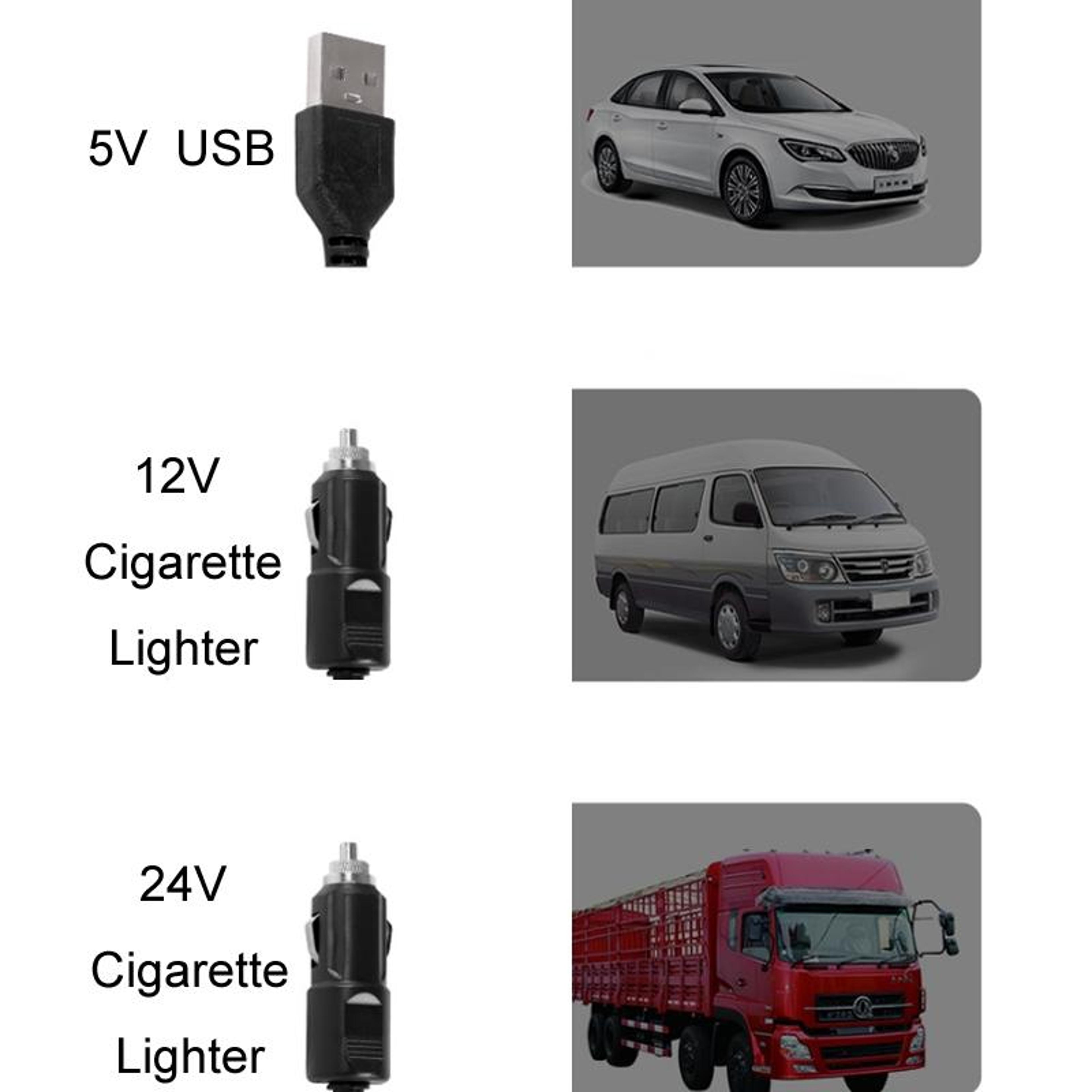 Rotatable Car Cooling Fan Car Fan With Multi Angle Silent Airflow 2