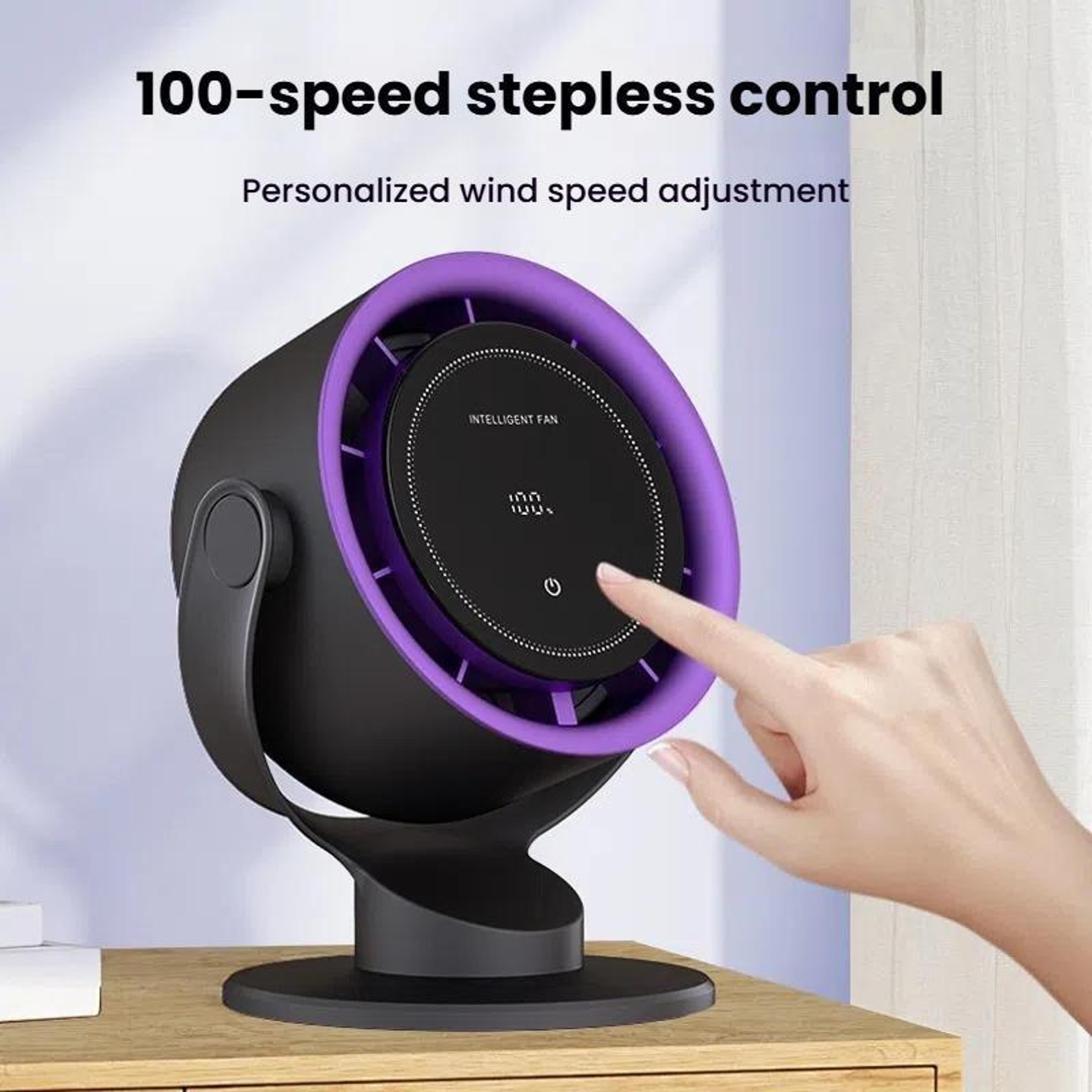 Rechargeable Desk Fan Wall Mount Fan USB Turbo Cooling Fan 3