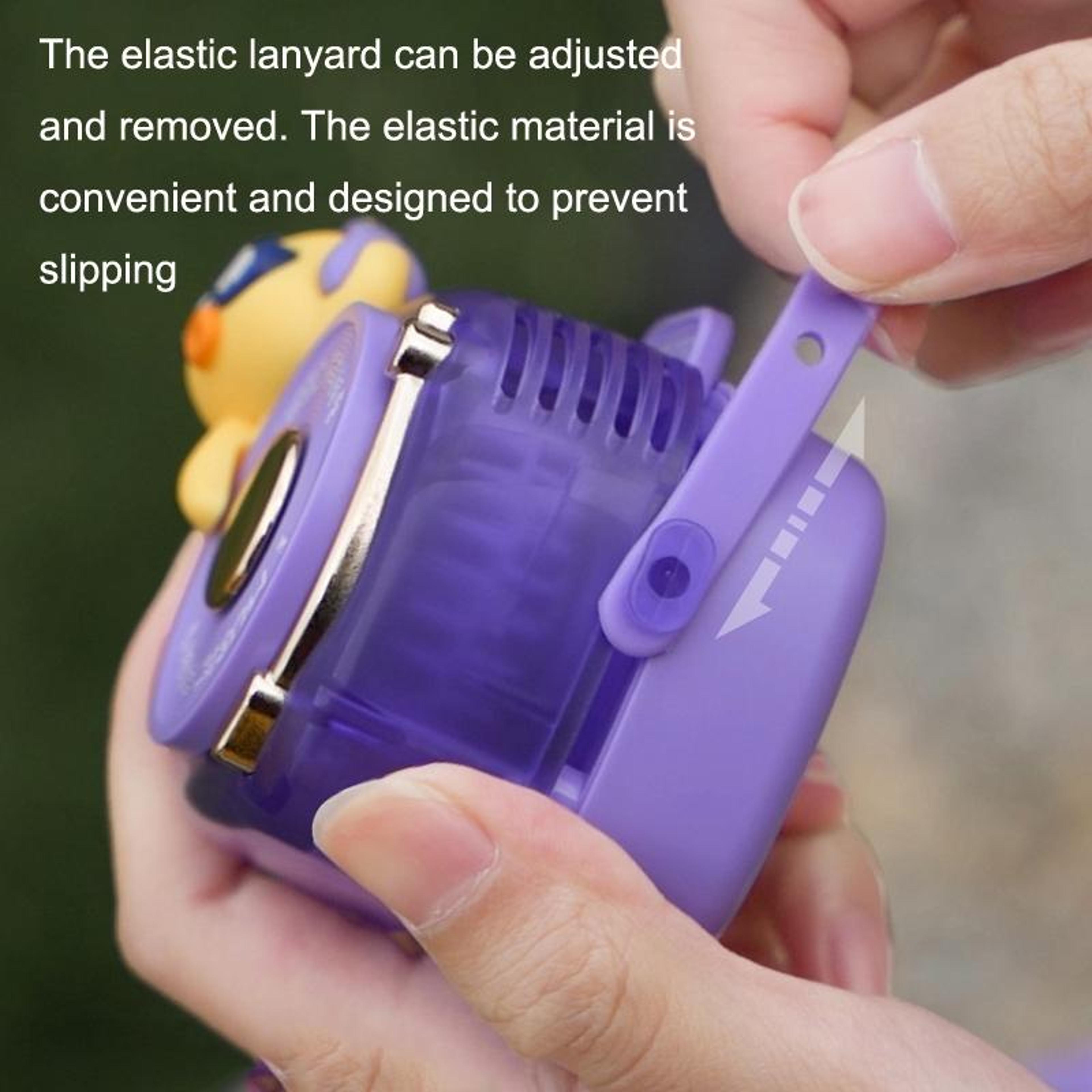 Portable Neck Fan USB Rechargeable Hands Free Mini Cooling Fan With Speed Airflow 5