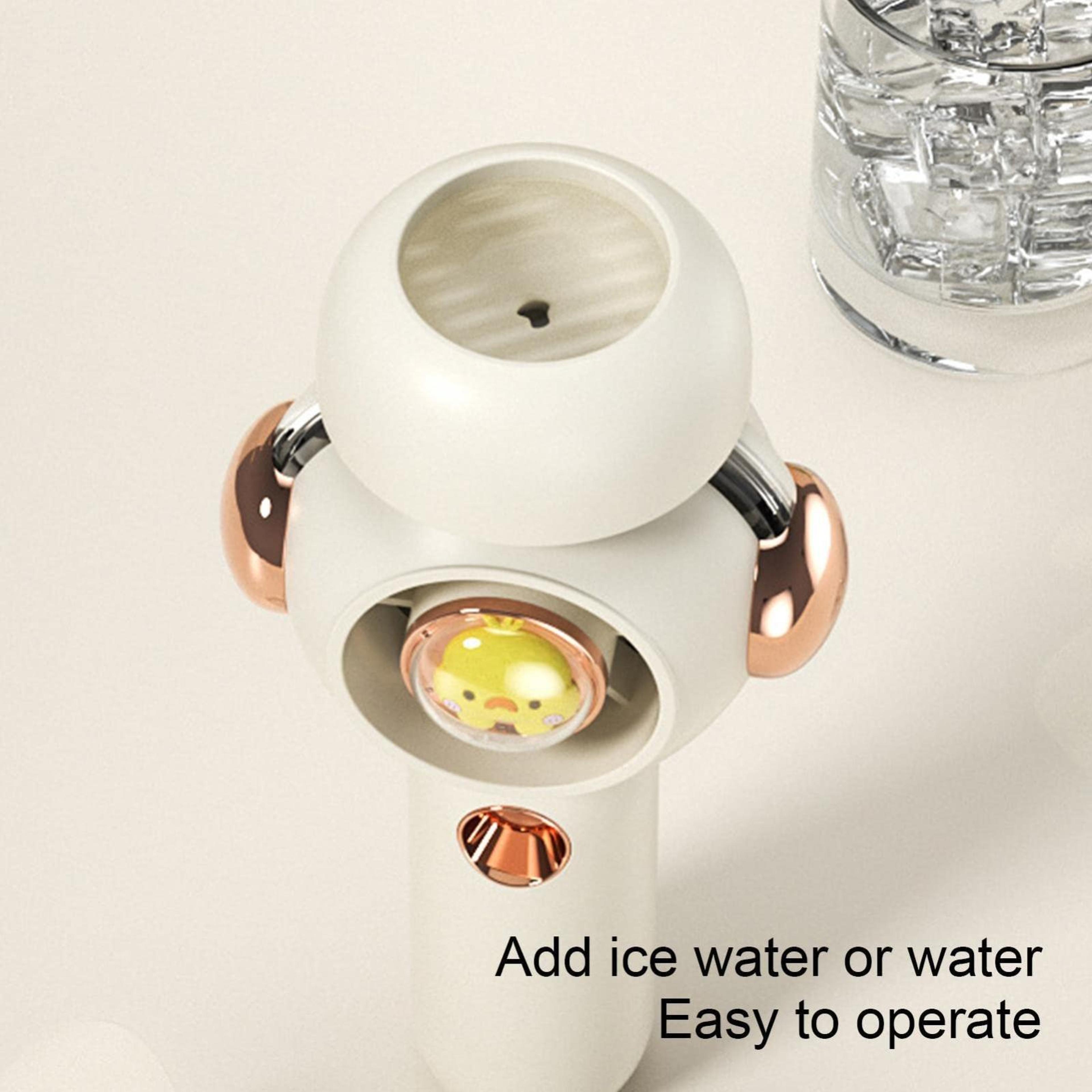 Bladeless Handheld Kids Misting Fan USB Rechargeable Portable Cooling Fan 7
